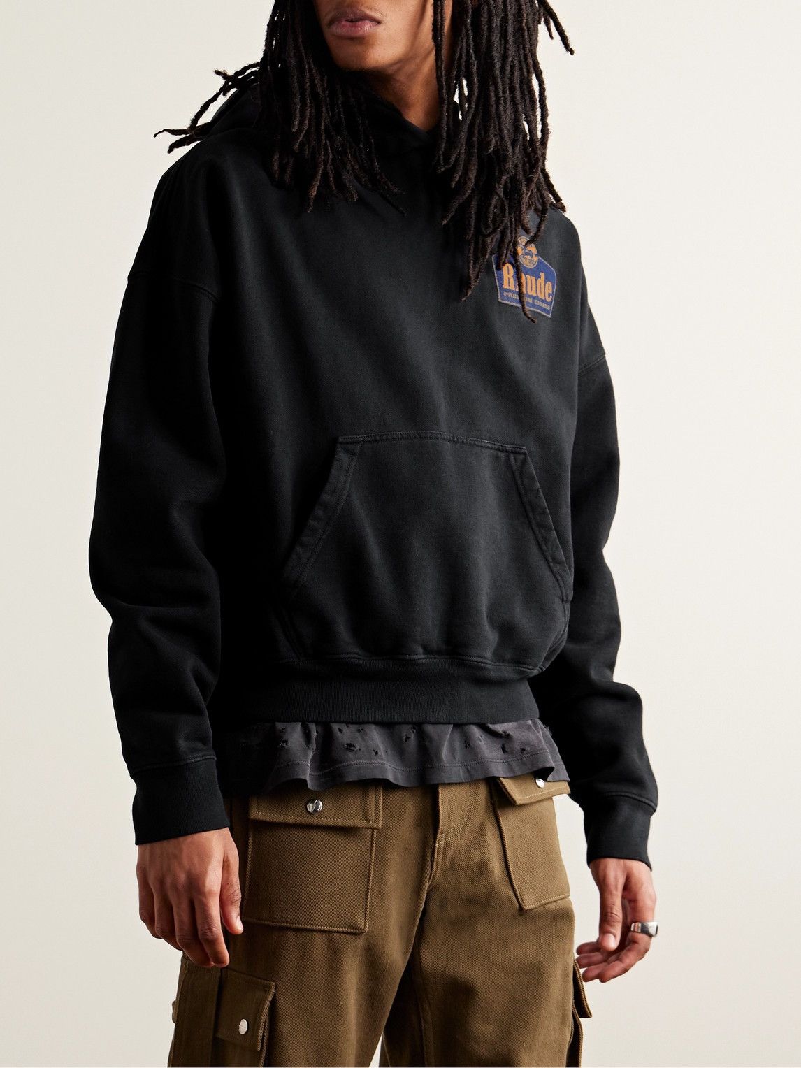 Rhude 1250USD AMARO TWILL CARGO PANTS Size US 34 / EU 50 - 7 Thumbnail