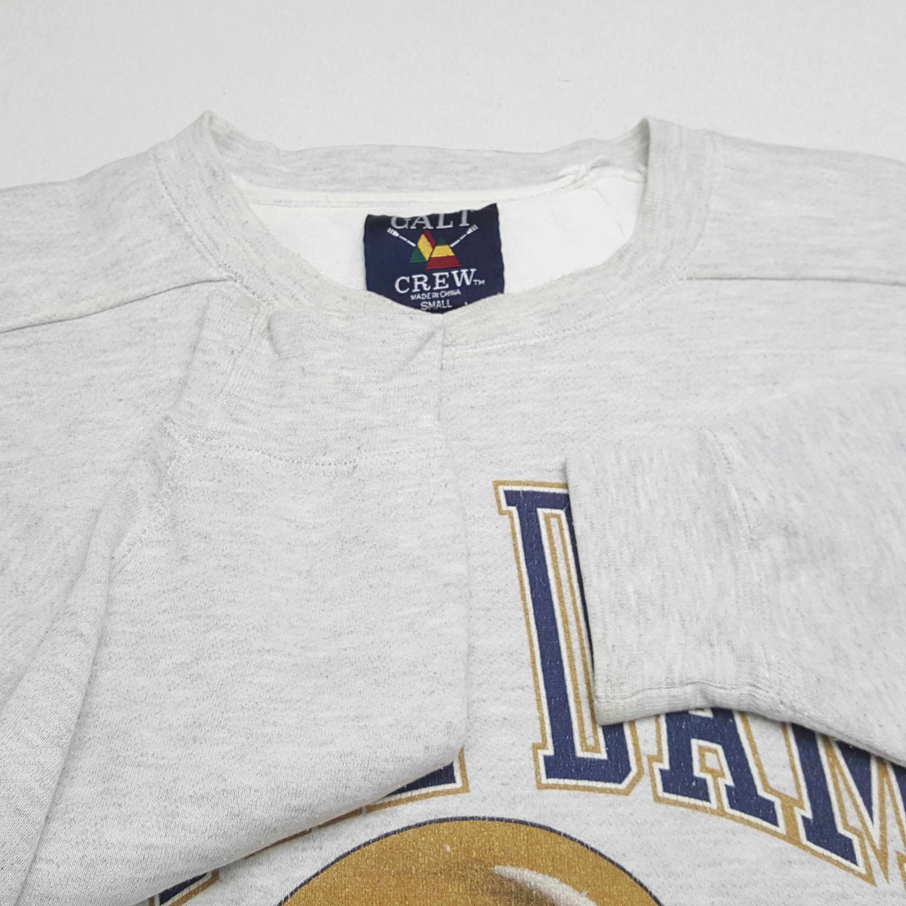 Galt Crew × NFL × Vintage NOTRE DAME FOOTBALL Team Sweatshirt Size US M / EU 48-50 / 2 - 9 Thumbnail
