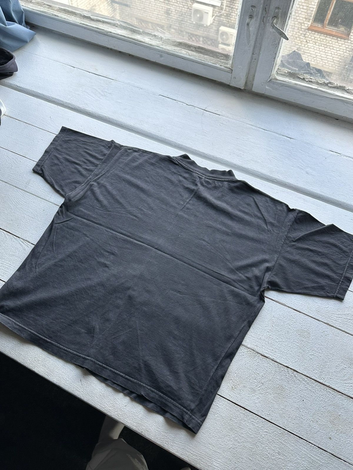 Japanese Brand × Vintage 🚨Vintage 80s Japanese Style Faded Blank Tee shirt Y2K rare Size US L / EU 52-54 / 3 - 5 Thumbnail