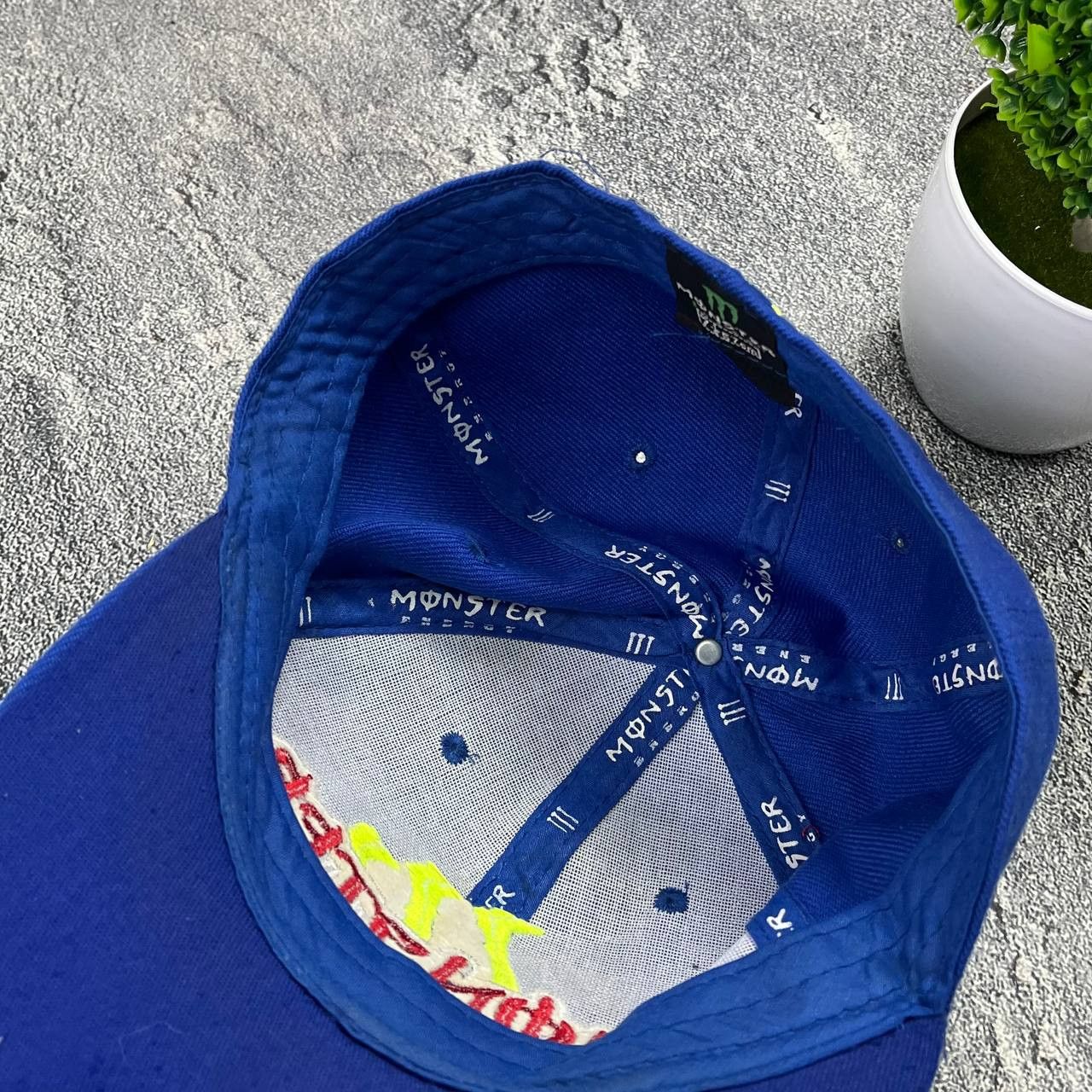 Vintage Vintage Y2K Monster Energy hat cap race moto skate baggy DC Size ONE SIZE - 4 Thumbnail