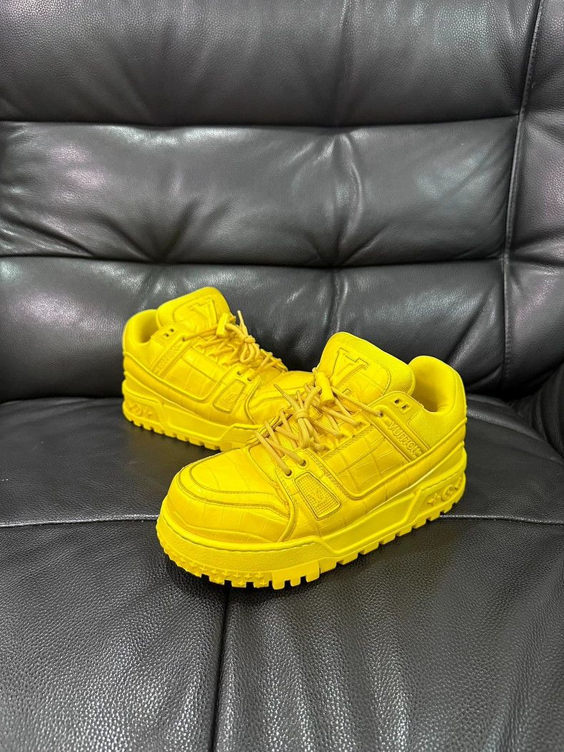 Louis Vuitton Louis Vuitton Trainer Maxi leather slip-resistant low-top Size US 7 / EU 40 - 4 Thumbnail
