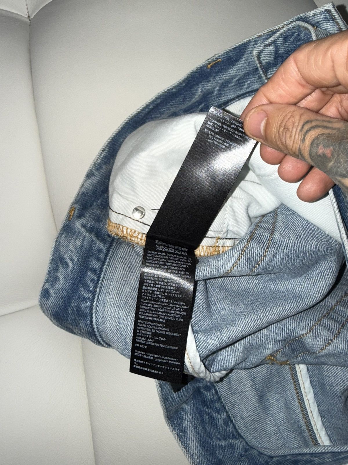 Amiri Amiri patch logo shorts Size US 33 - 8 Thumbnail