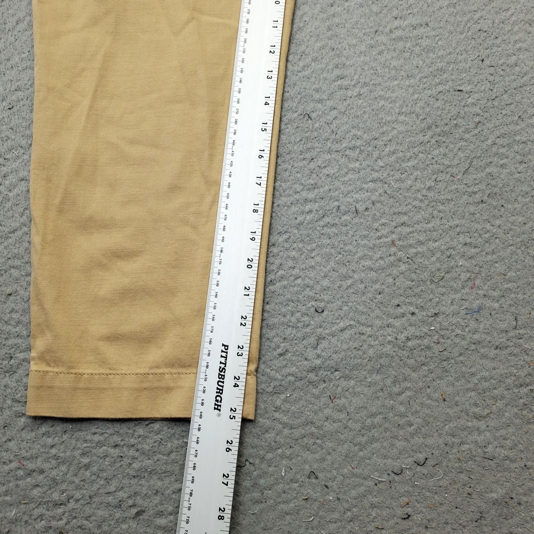 Talbots Talbots Cargo Pants Womens 8 Tan Straight Fit Utility Pocket Elastic Waistband Size 30" / US 8 / IT 44 - 4 Thumbnail