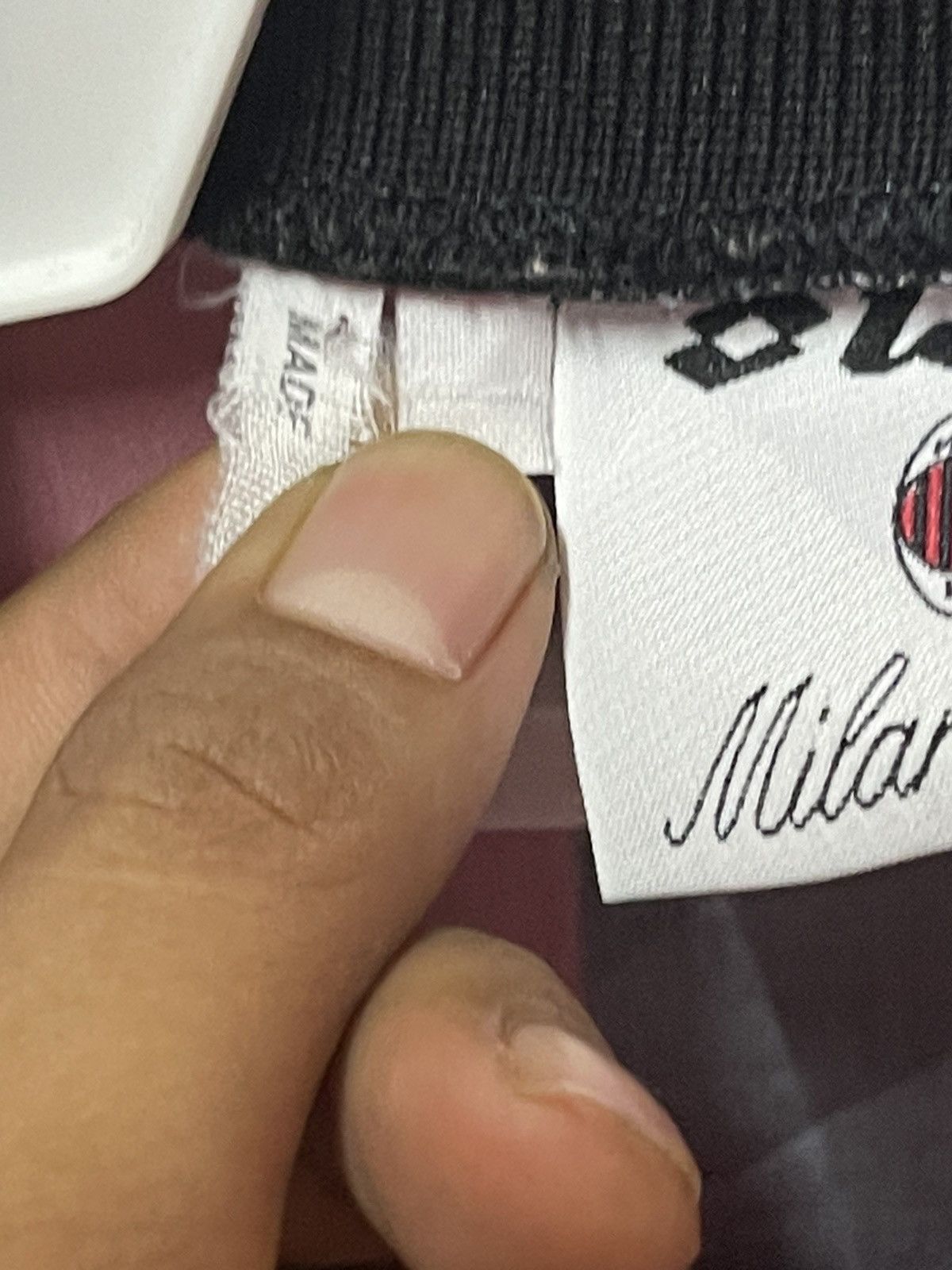 Lotto Sport × Vintage Vintage 90s AC Milan Home Jersey Lotto Motta🔥🔥 Size US M / EU 48-50 / 2 - 5 Thumbnail