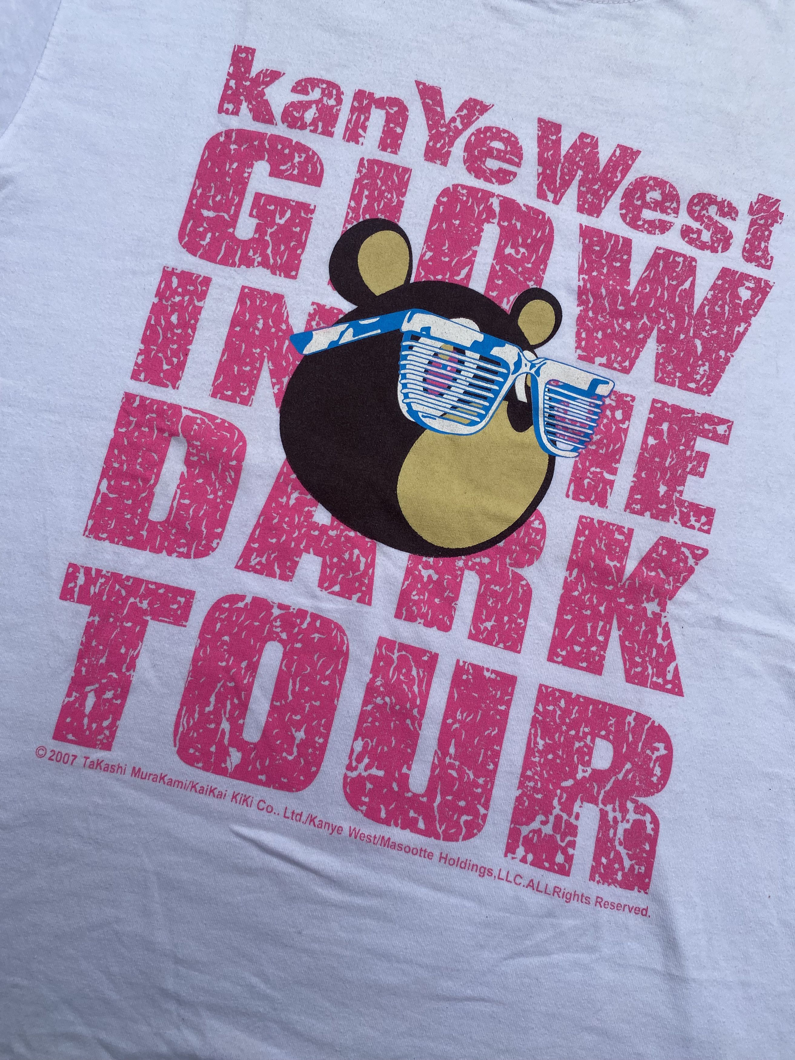 Band Tees × Kanye West × Vintage Kanye West X Takashi Murakami Glow In The Dark Tour Size US L / EU 52-54 / 3 - 3 Thumbnail