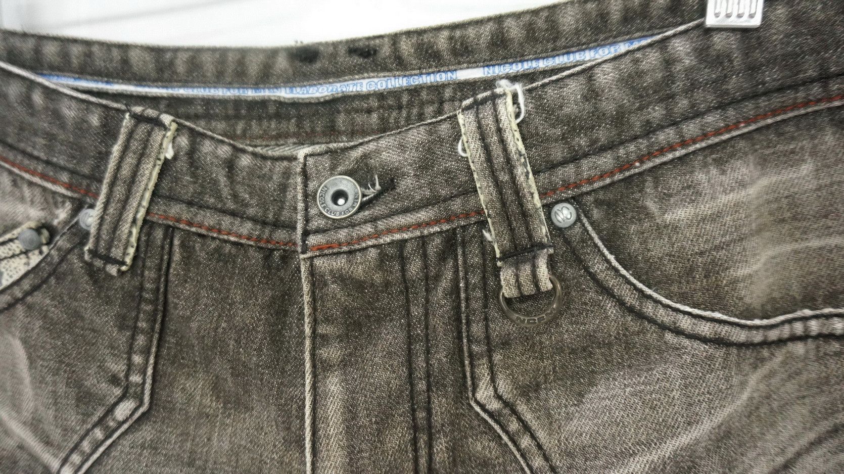 Nicole Club Vintage NICOLE CLUB FOR MEN Distressed Denim Size US 33 - 6 Thumbnail