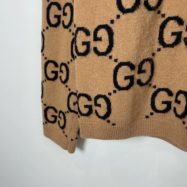 Gucci Gucci Double G series SS23 GG letter jaccard pullover round Size US XS / EU 42 / 0 - 4 Thumbnail