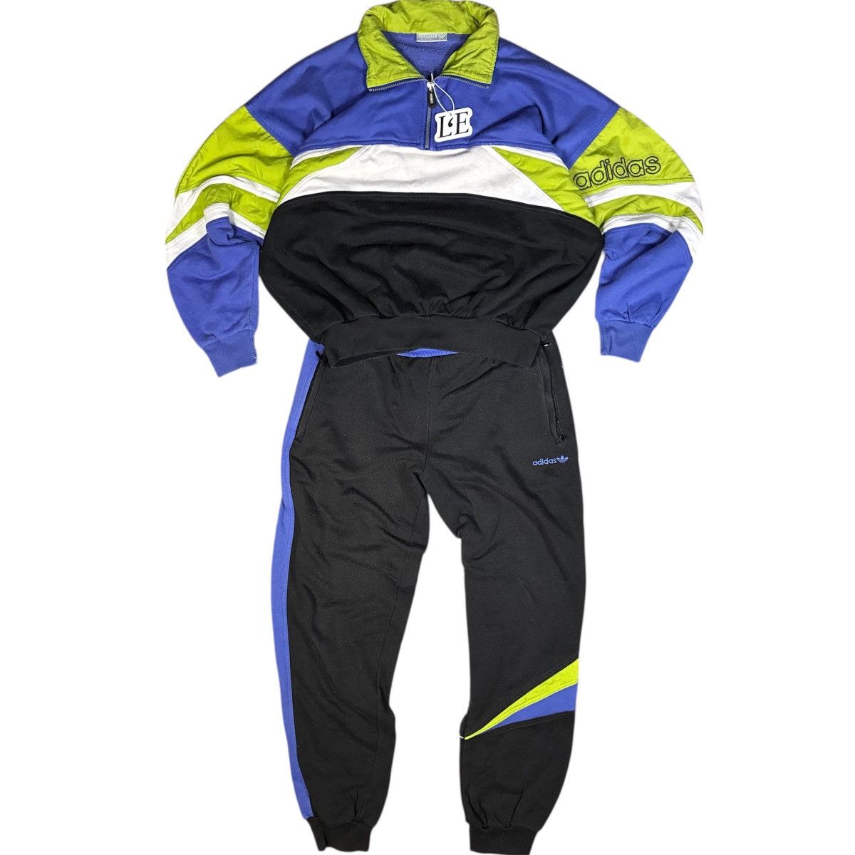 Adidas Mens Adidas 90s Soccer Team Vintage Tracksuit Set Size M Size US M / EU 48-50 / 2 - 1 Thumbnail