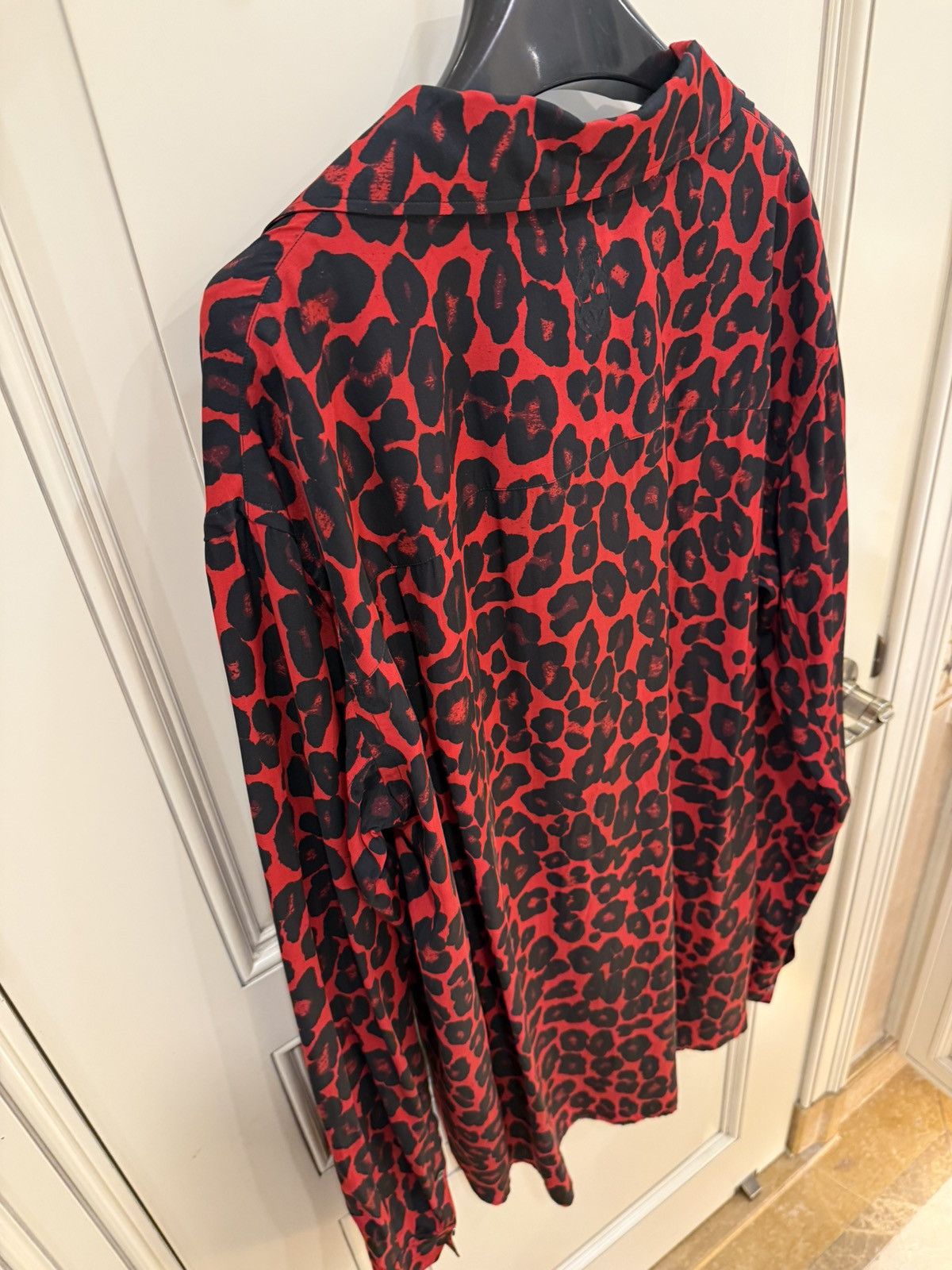 Alexander McQueen Leopard print camp shirt size 15++ Size US M / EU 48-50 / 2 - 17 Thumbnail