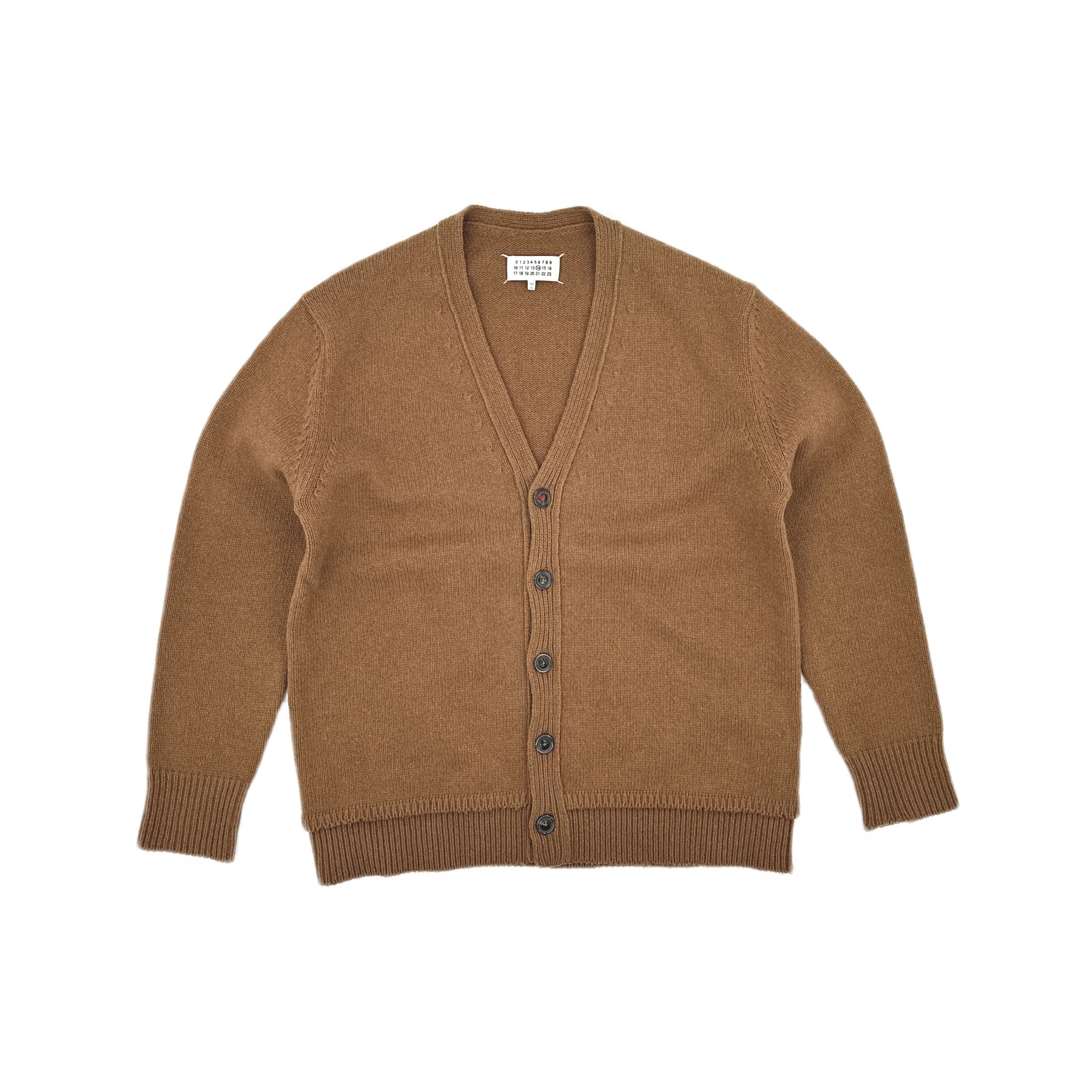 Maison Margiela Maison Margiela Elbow Patch Cardigan Brown Size M Size US M / EU 48-50 / 2 - 1 Thumbnail