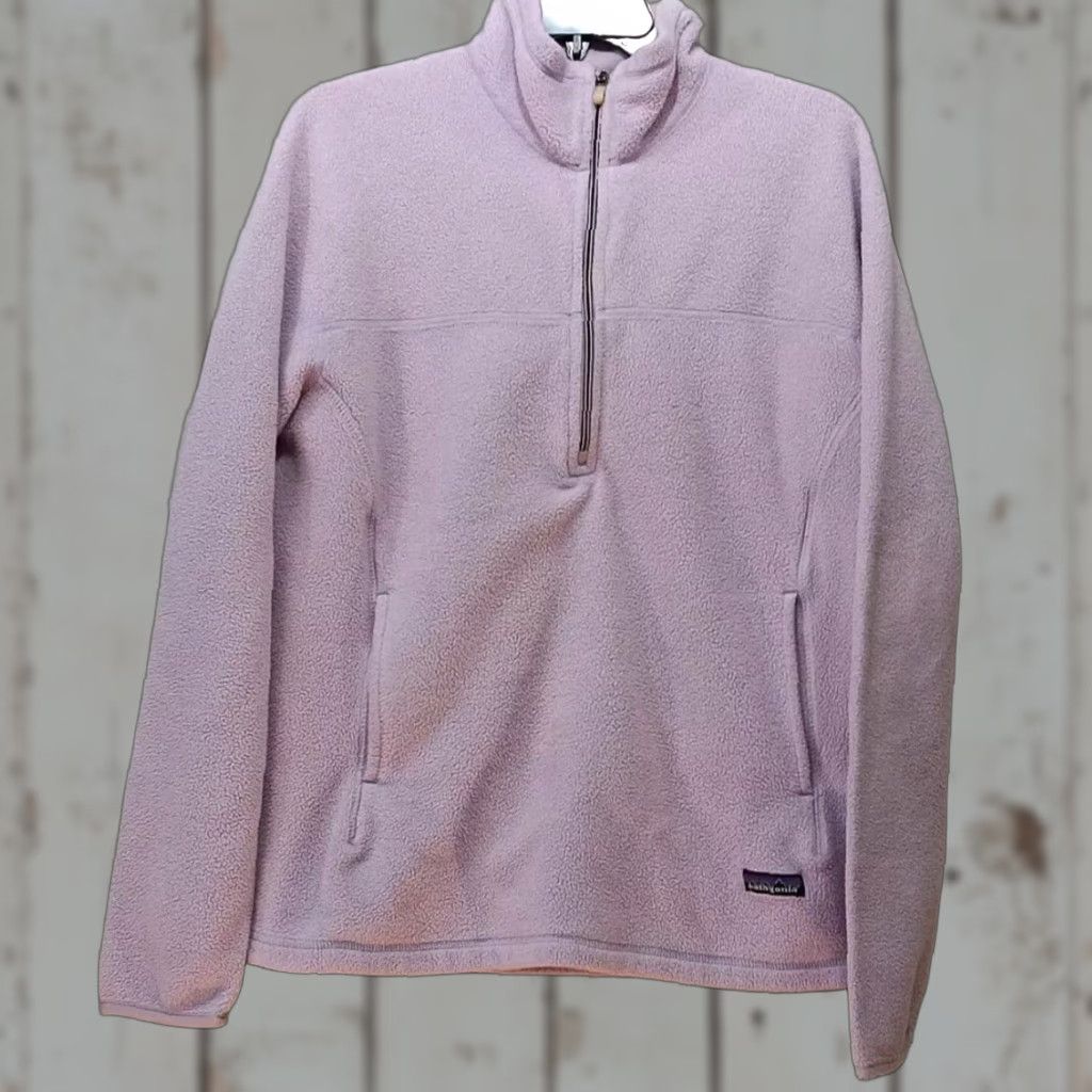 Patagonia Patagonia Sweater Women’s XL Purple Fleece 1/4 Zip Dolman Sleeve Mock Neck Pockets Outdoor Casual Womens Size XL / US 12-14 / IT 48-50 - 1 Thumbnail