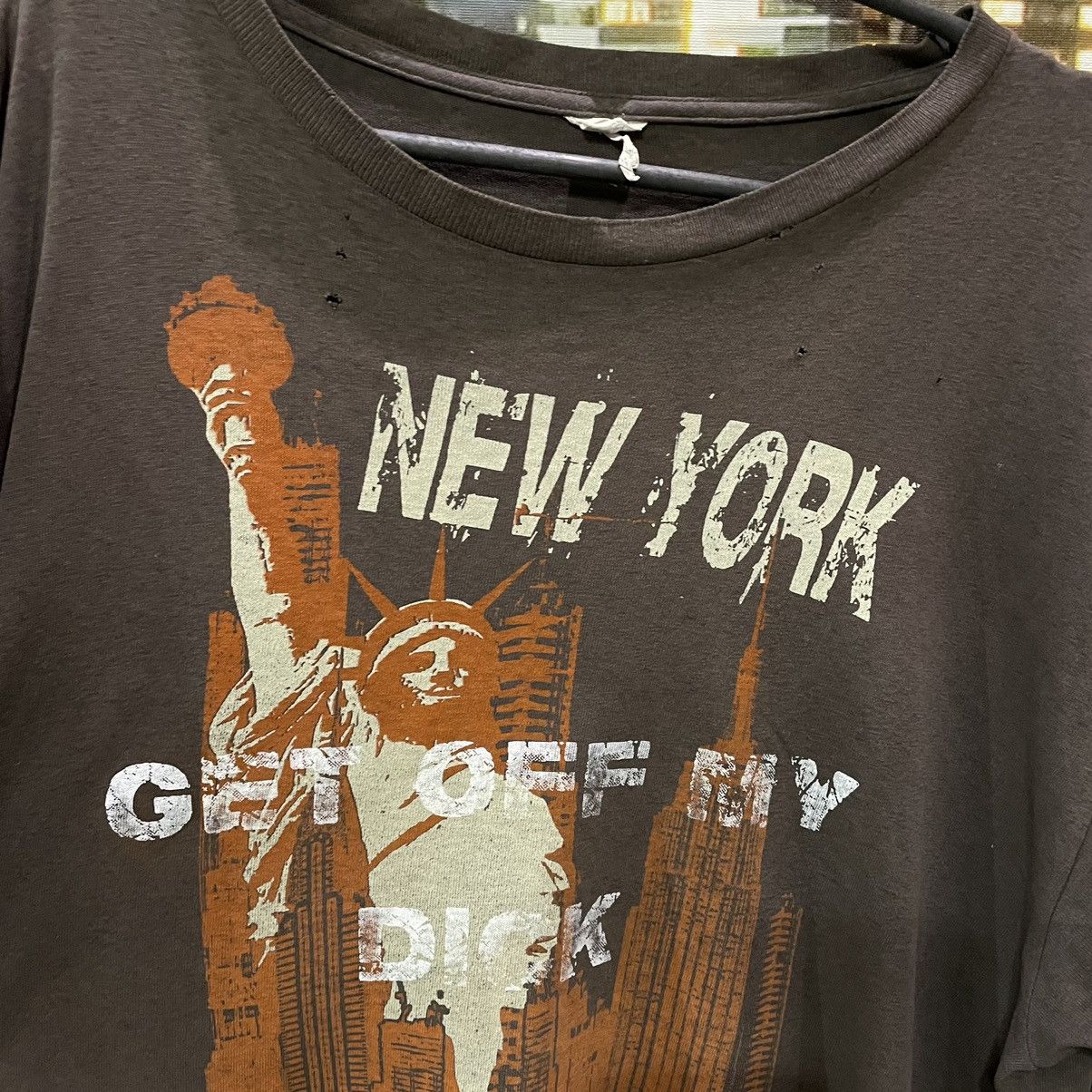 Band Tees *RARE* Tee Skater GET NY OFF MY DICK PENIS FUNNY PORNO XXX Size US XXL / EU 58 / 5 - 4 Thumbnail
