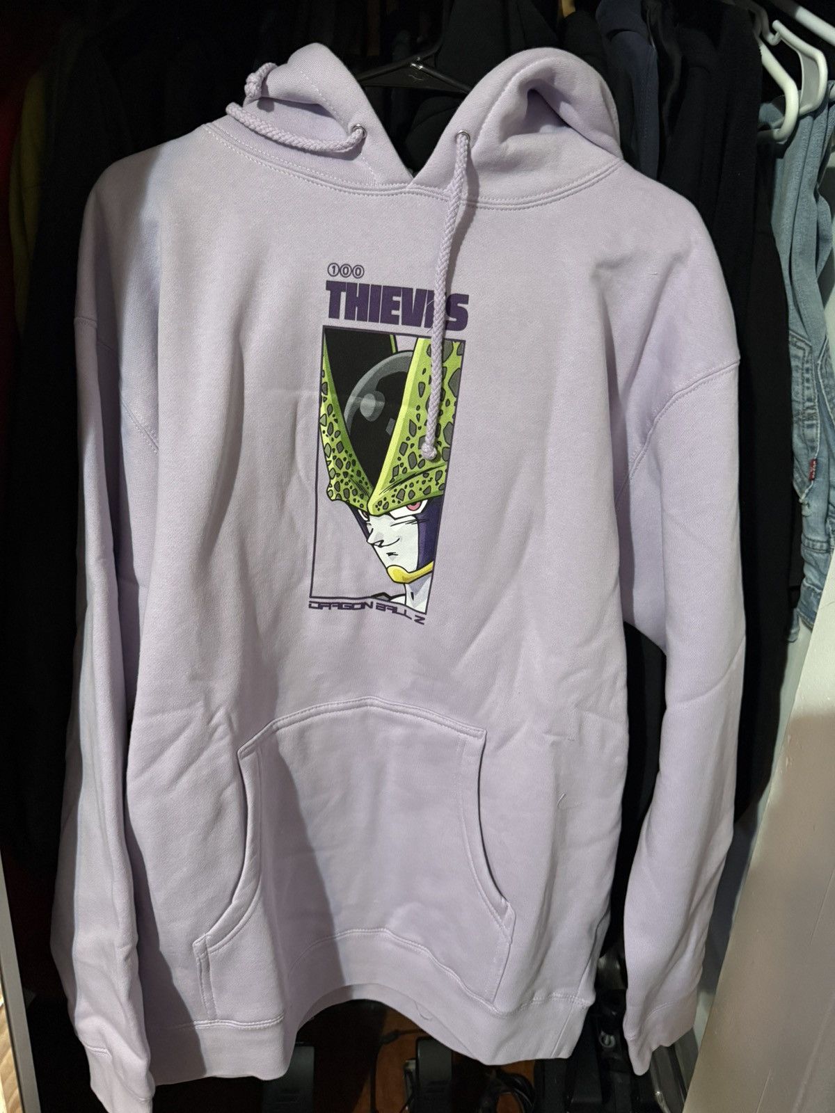 100 Thieves 100 Thieves Dragon Ball Z Cell hoodie Size US L / EU 52-54 / 3 - 4 Thumbnail