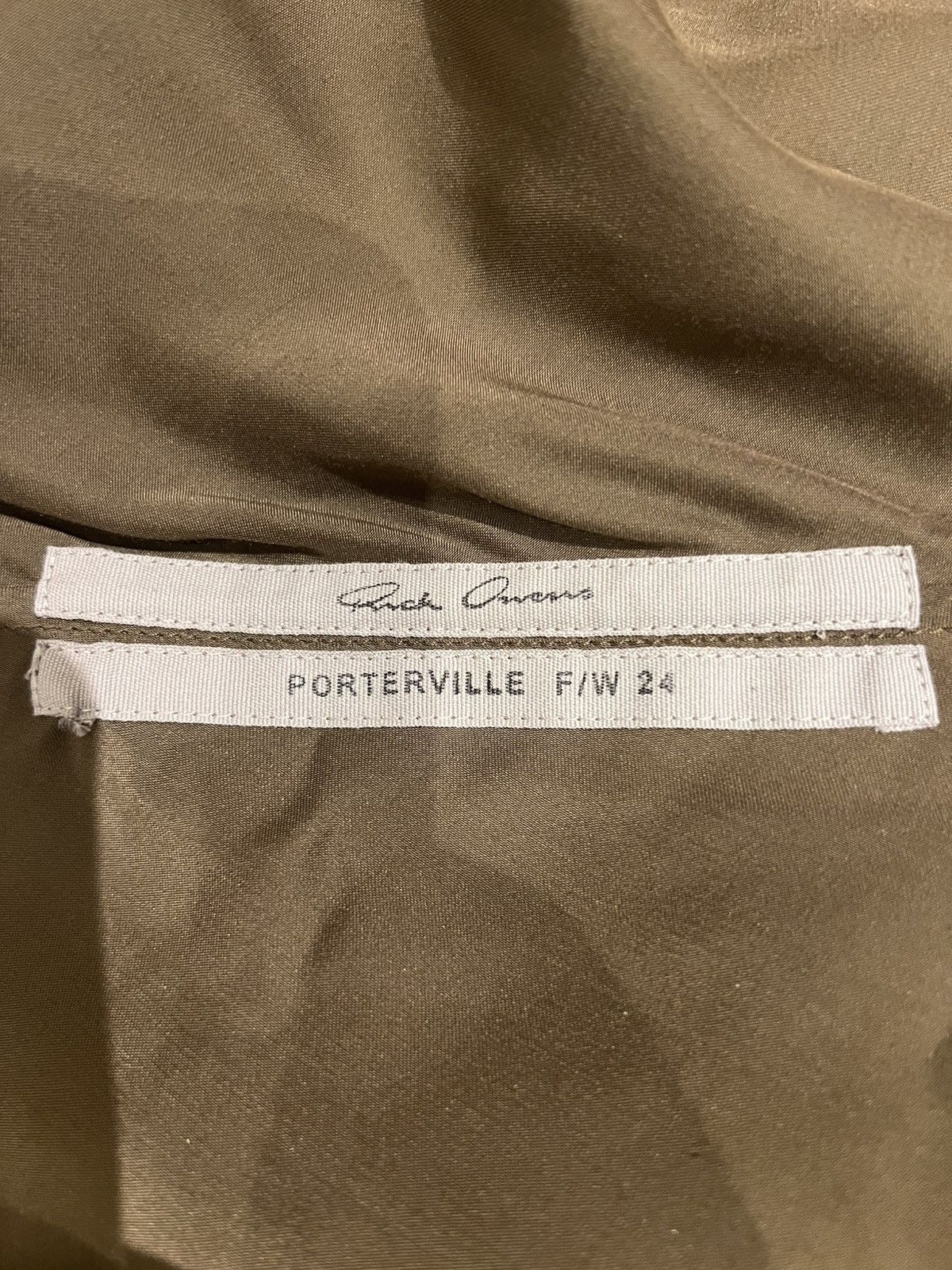 Rick Owens RICK OWENS FW24 PORTERVILLE EDFU DRESS BEAN WASHED CHARMEUSE Size M / US 6-8 / IT 42-44 - 16 Thumbnail