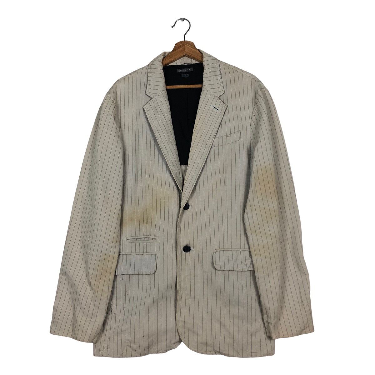 Armani Exchange 🔥Vintage Hickory Chore Jacket Armani Exchange Size US M / EU 48-50 / 2 - 1 Thumbnail