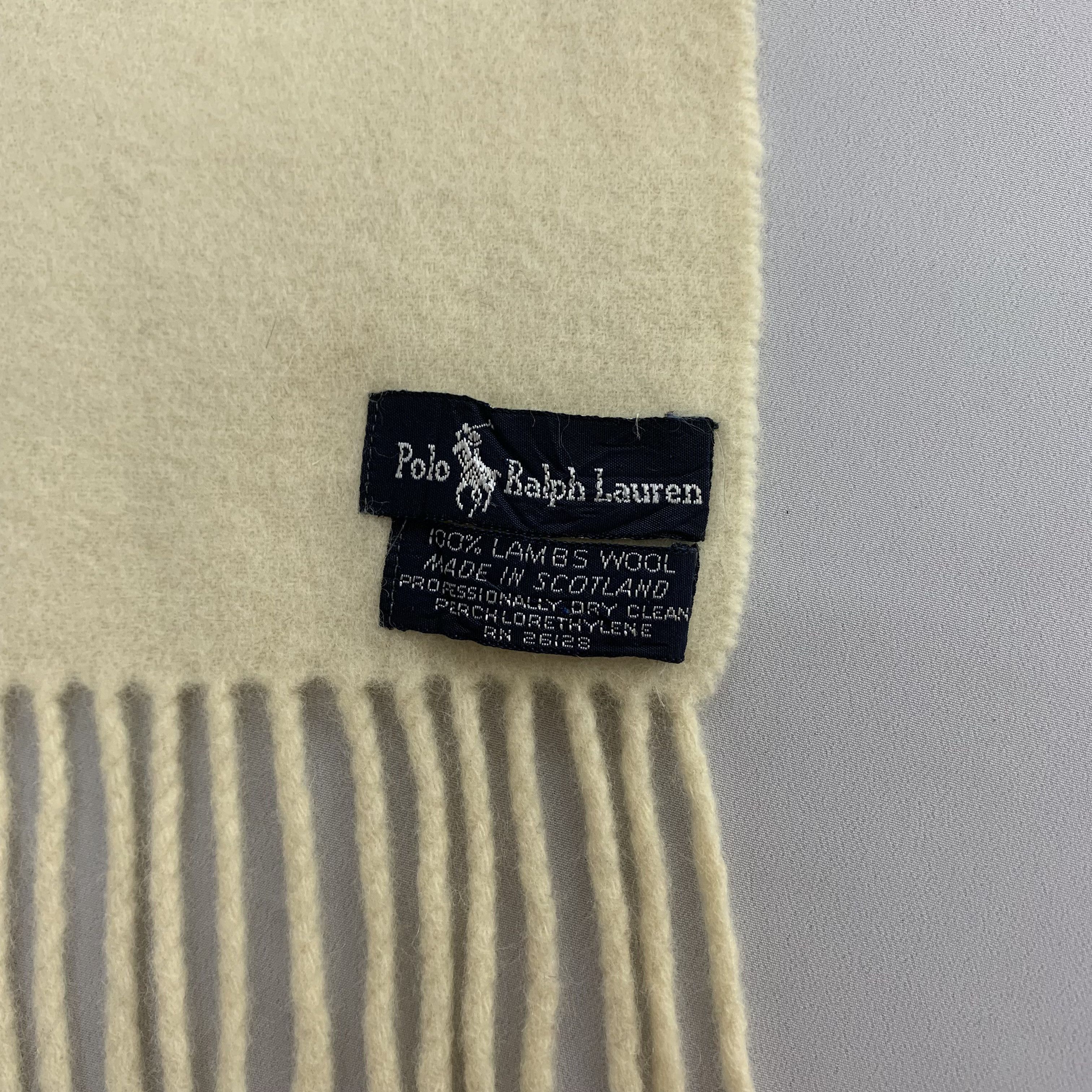Polo Ralph Lauren Polo Ralph Lauren Scarf Wool Muffler Neck Wrap BL1028 Size ONE SIZE - 5 Thumbnail