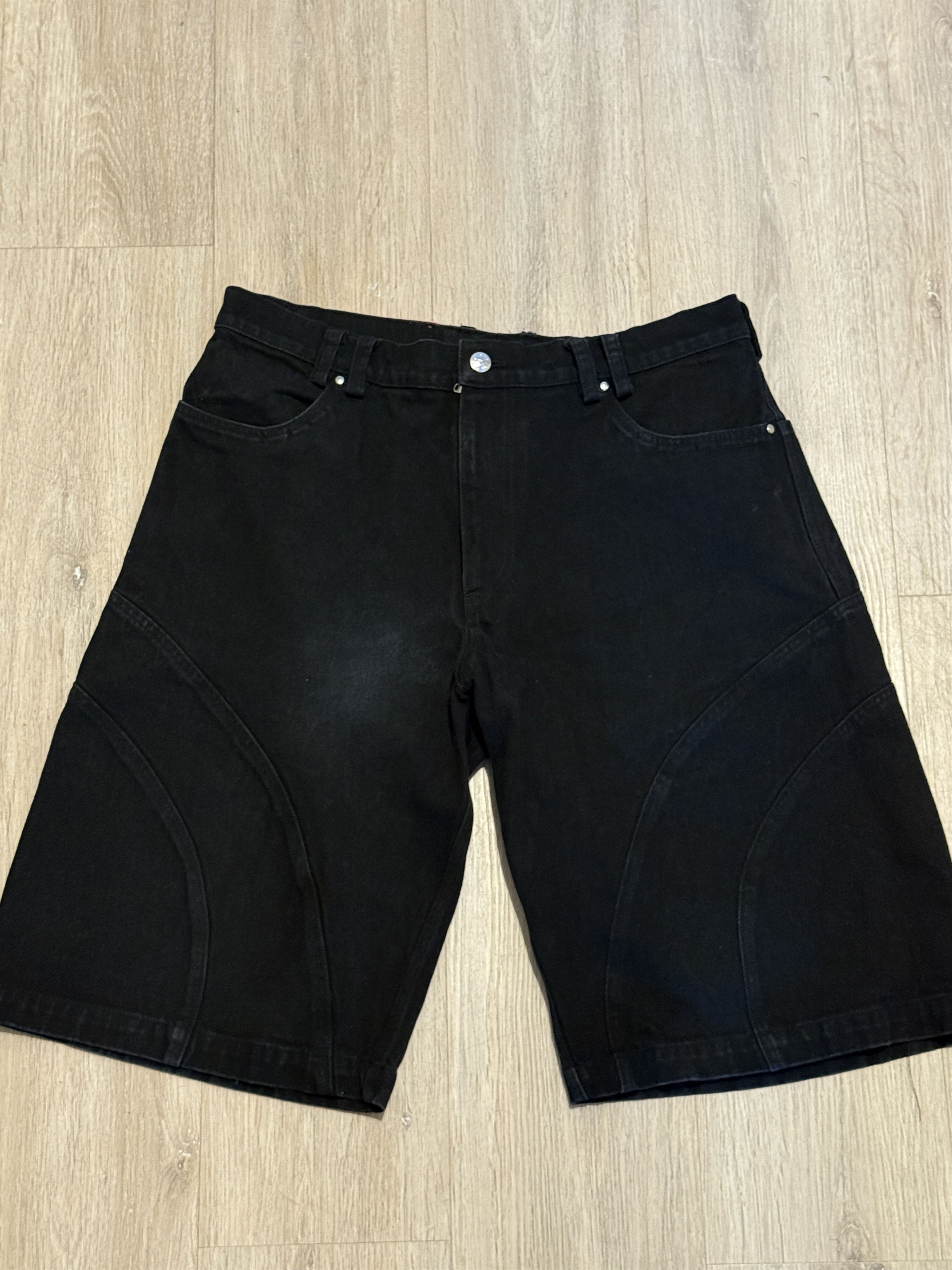 Marshall Columbia Black denim shorts Size US 36 / EU 52 - 3 Thumbnail