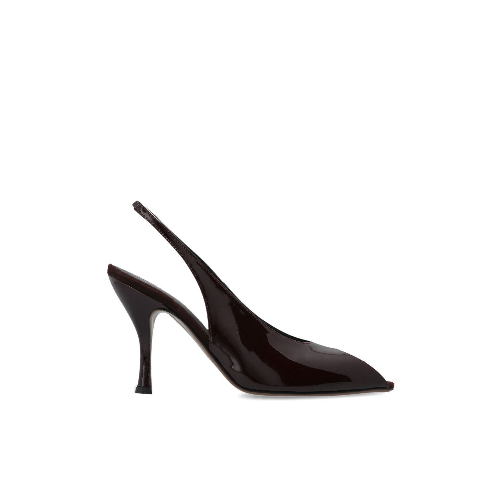 Neous Hamal Dark Chocolate Leather Pumps Wo, Women's (Size 10)