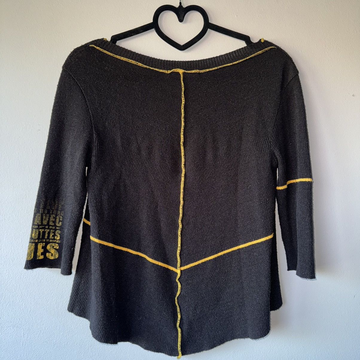 Vintage Cop Copine Vintage Y2K Top Zip Up Sweater Size S / US 4 / IT 40 - 6 Thumbnail
