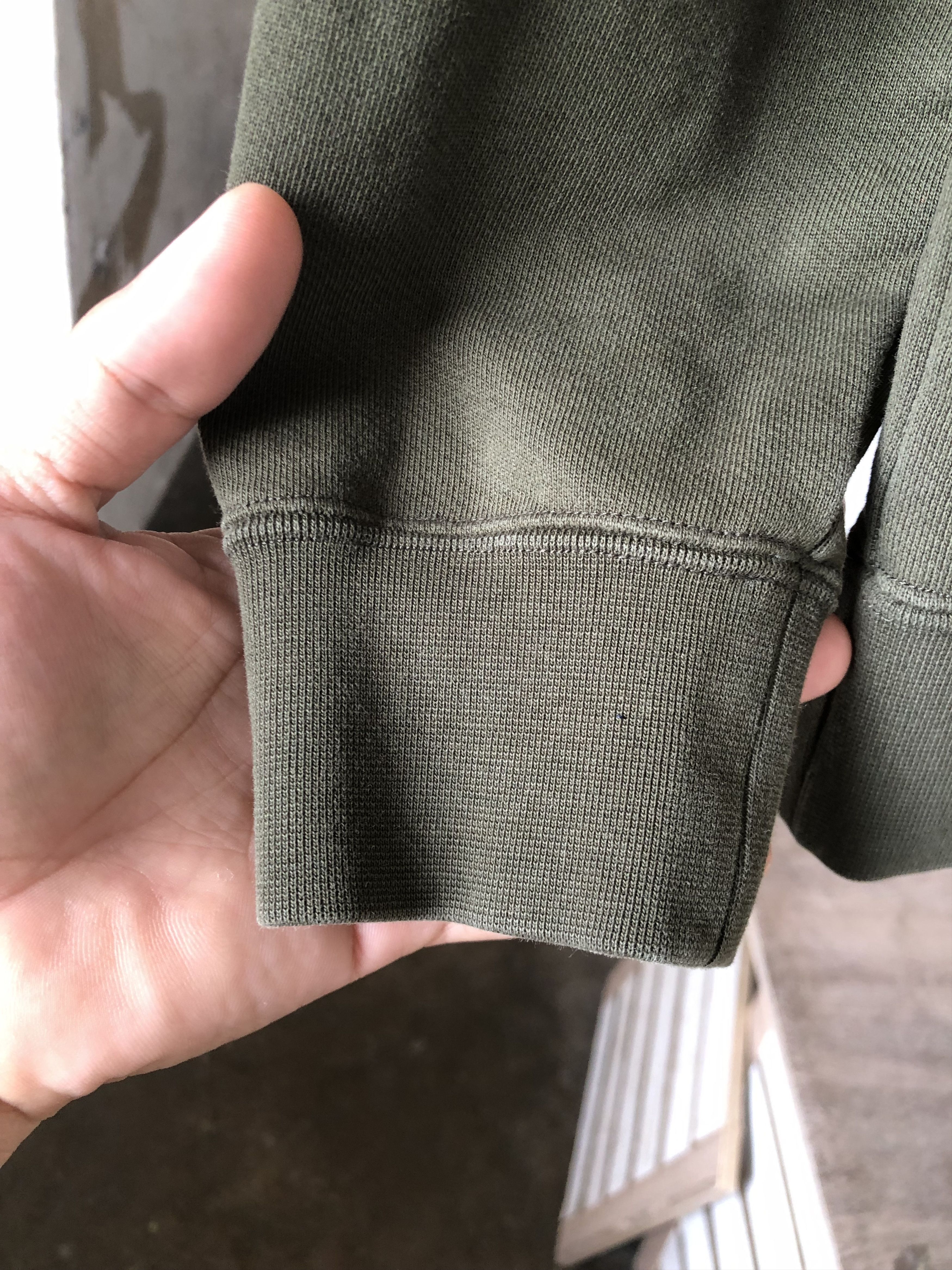 A.P.C. A.P.C. Big Logo Green Army Sweatshirt Size S / US 4 / IT 40 - 10 Thumbnail