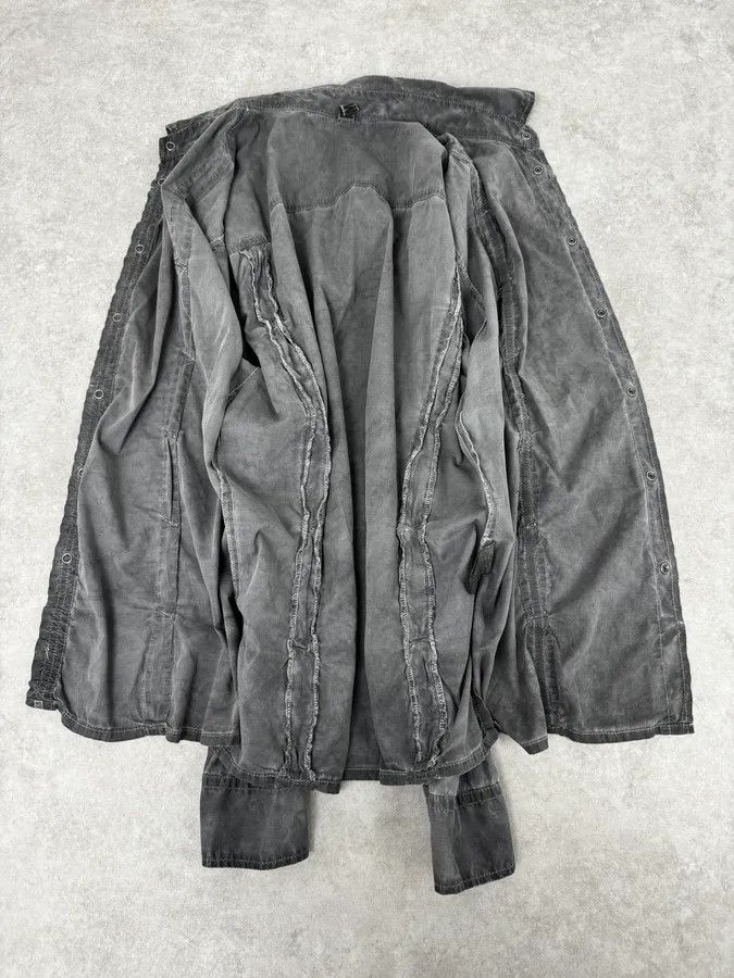 Dirk Bikkembergs AW2010 Dirk Bikkembergs Grey Washed Pleats Shirt Size US L / EU 52-54 / 3 - 7 Thumbnail
