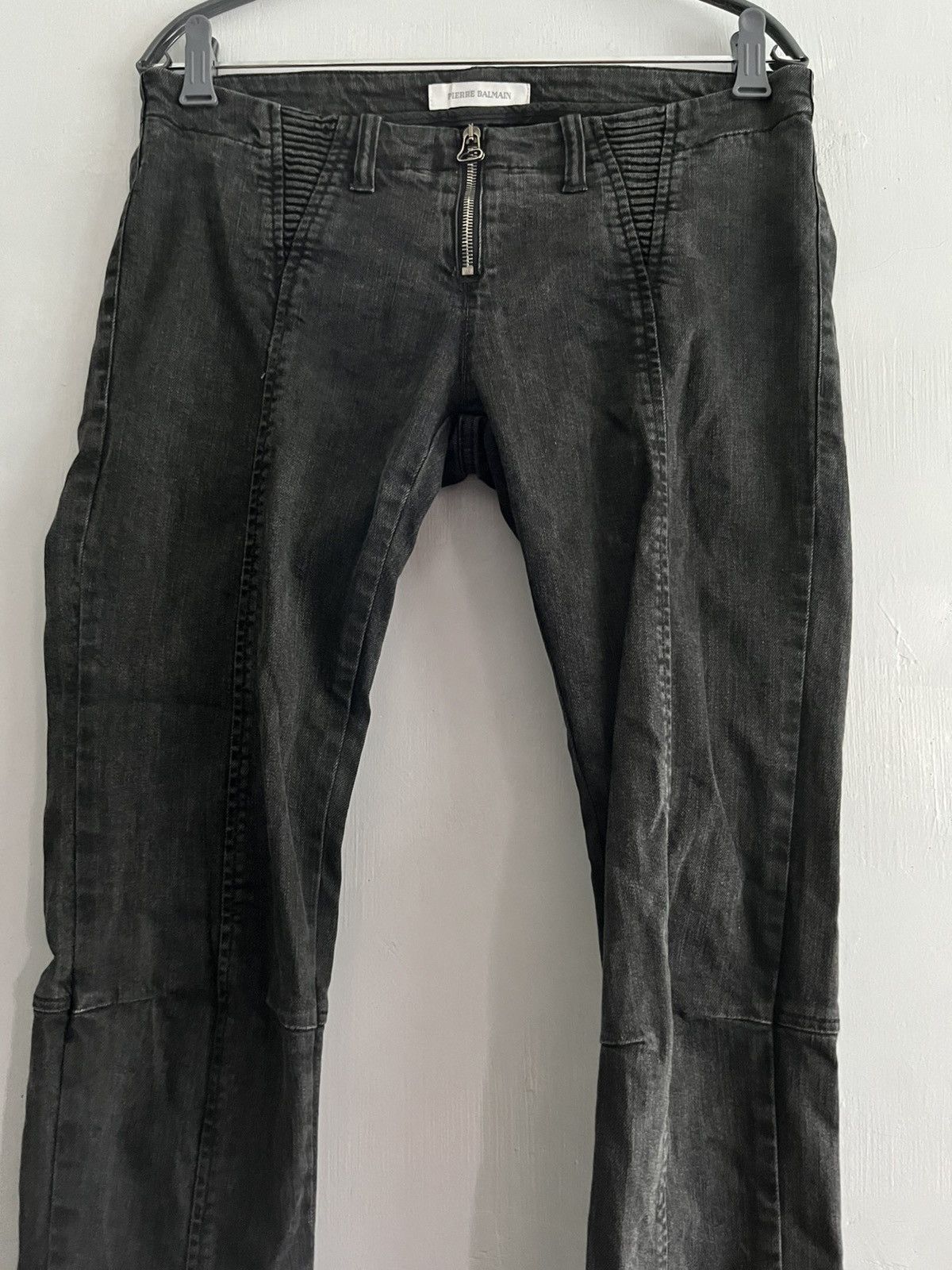 Pierre Balmain Pierre Balmain Biker Slim Cut Jeans Size 30" / US 8 / IT 44 - 2 Thumbnail