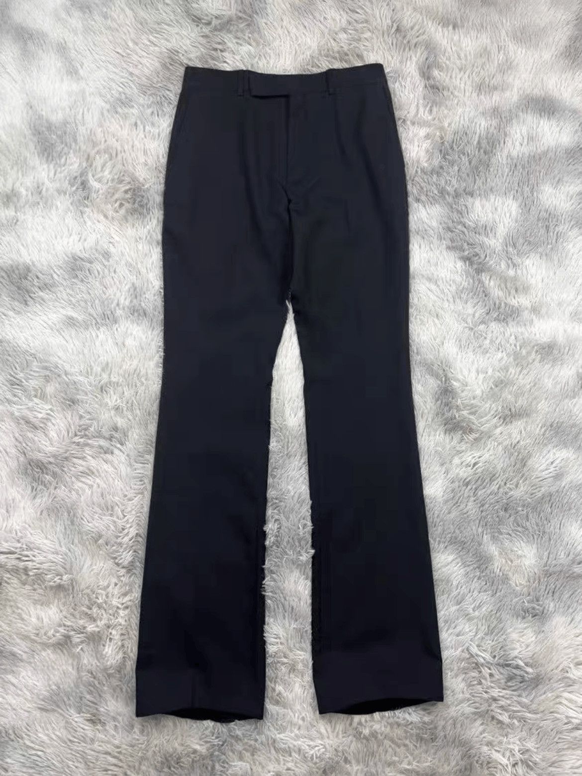 CELINE hedi期　choke stripe slacks 50 CELINE HOMME Slim-Fit Pinstriped Wool Suit Jacket for Men