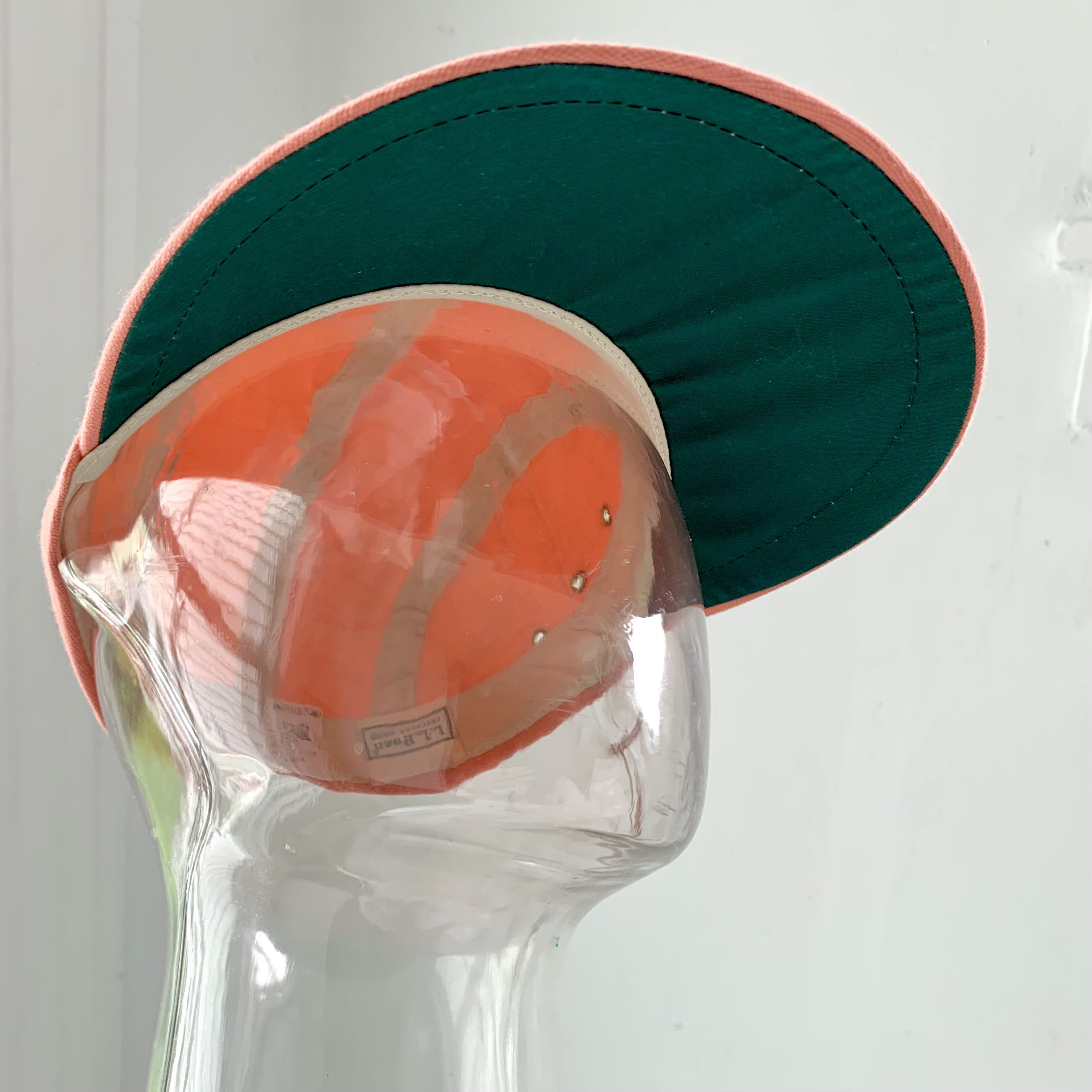 L.L. Bean rare coral pink & green Quaker Marine x L.L.Bean cap Size ONE SIZE - 2 Thumbnail