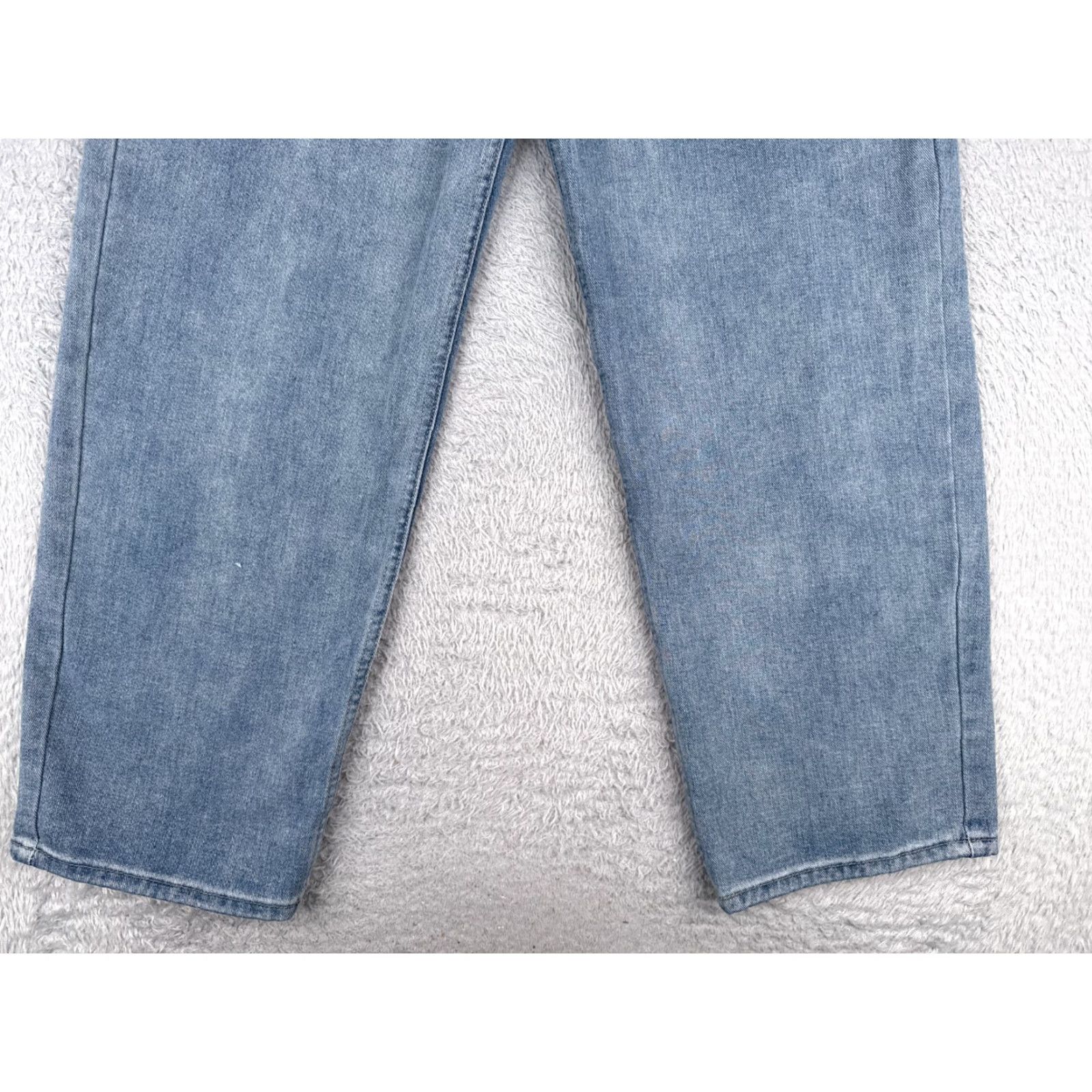 Boohoo Boohoo Women's 8 Blue High Rise Wide Leg Jeans 28x32 Denim Flared Distressed Size 30" / US 8 / IT 44 - 2 Thumbnail