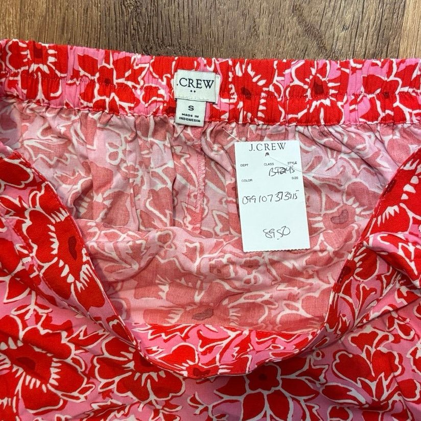 J.Crew NWT J.Crew Wrap Midi Skirt Azalea Belvedere Red Size Small Size 29" - 5 Thumbnail