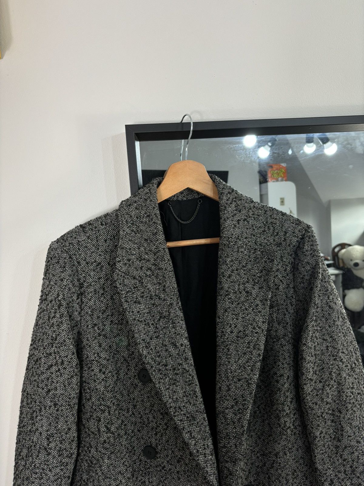 Allsaints × Designer Luxury Wool AllSaints Blazer Jacket Coat Double-Row Elegant Size L / US 10 / IT 46 - 7 Thumbnail