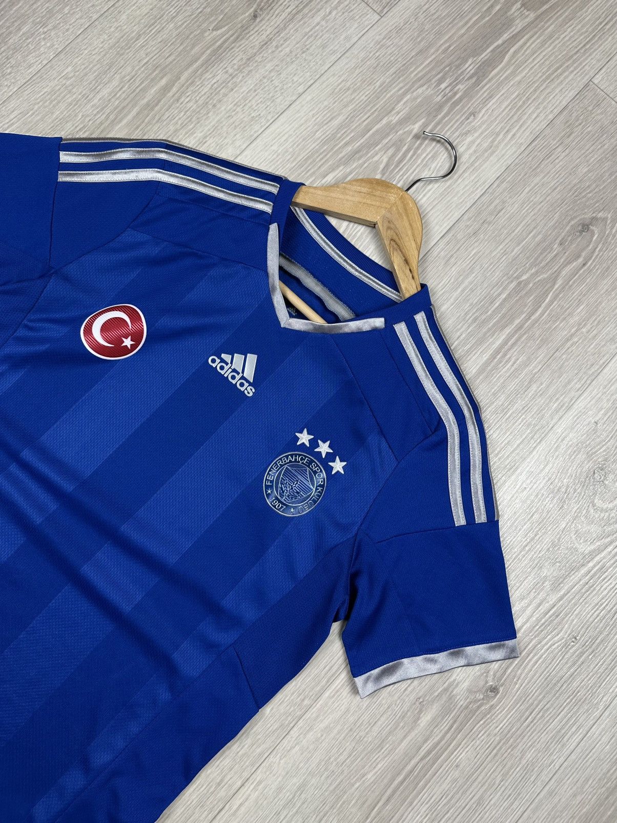 Adidas × Vintage Adidas FENERBAHCE 2014-15 Third Football Jet Shirt Size US S / EU 44-46 / 1 - 2 Thumbnail