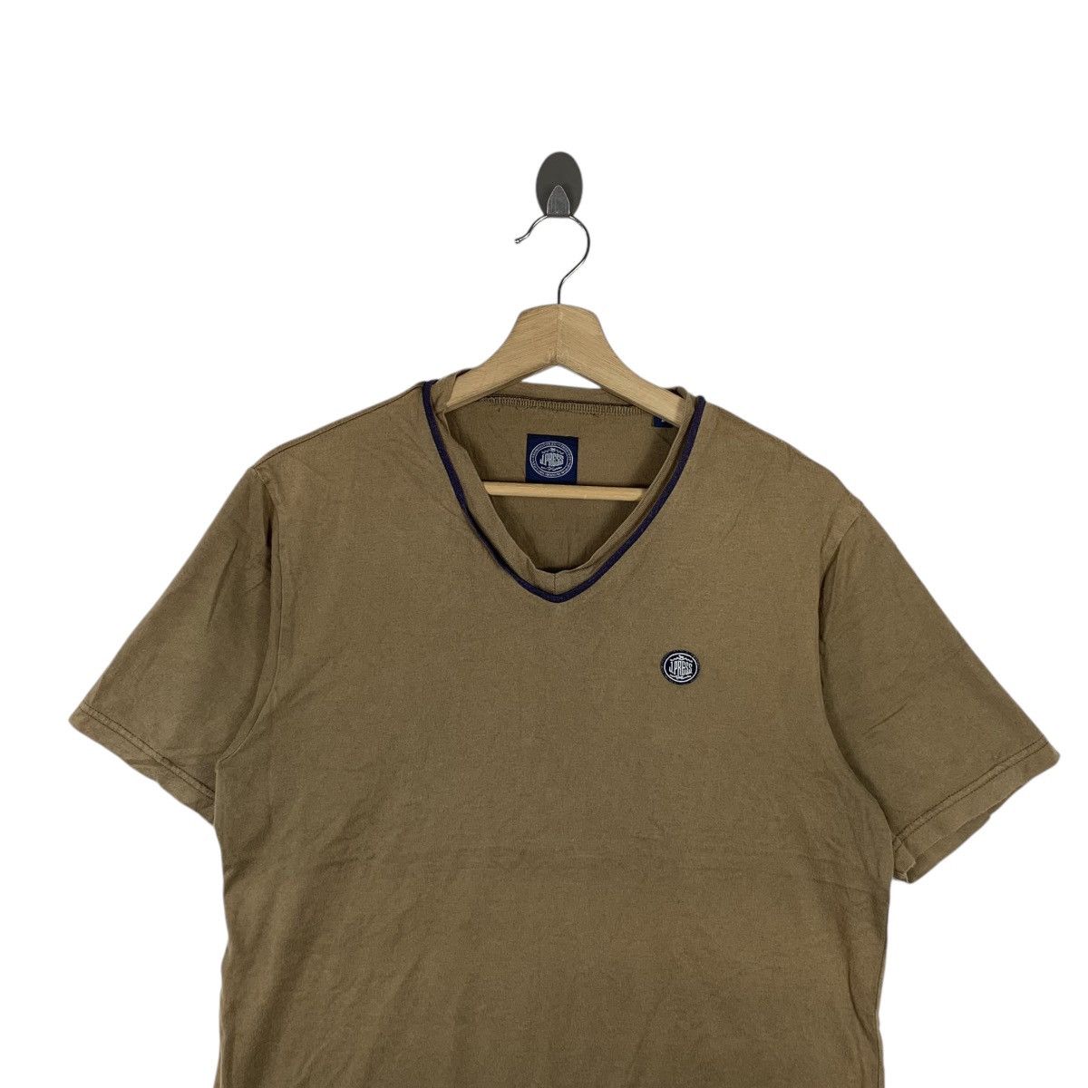 J. Press Vintage J. PRESS CAMBRIDGE Natural Sun Faded Tee Shirt Top Size US M / EU 48-50 / 2 - 2 Thumbnail
