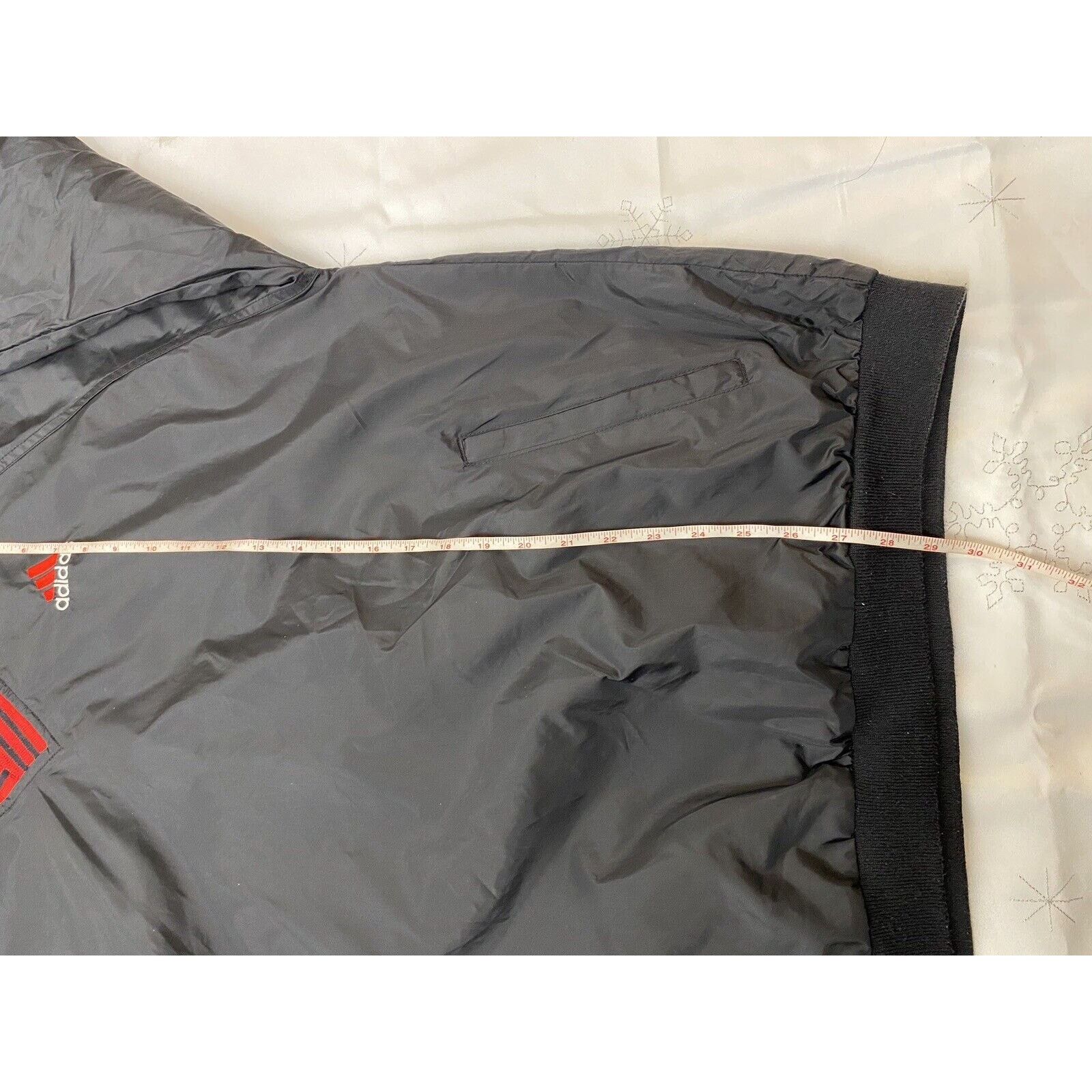 Adidas Vintage 90s Adidas V Neck Nylon Windbreaker Pullover Size L Size US L / EU 52-54 / 3 - 8 Thumbnail