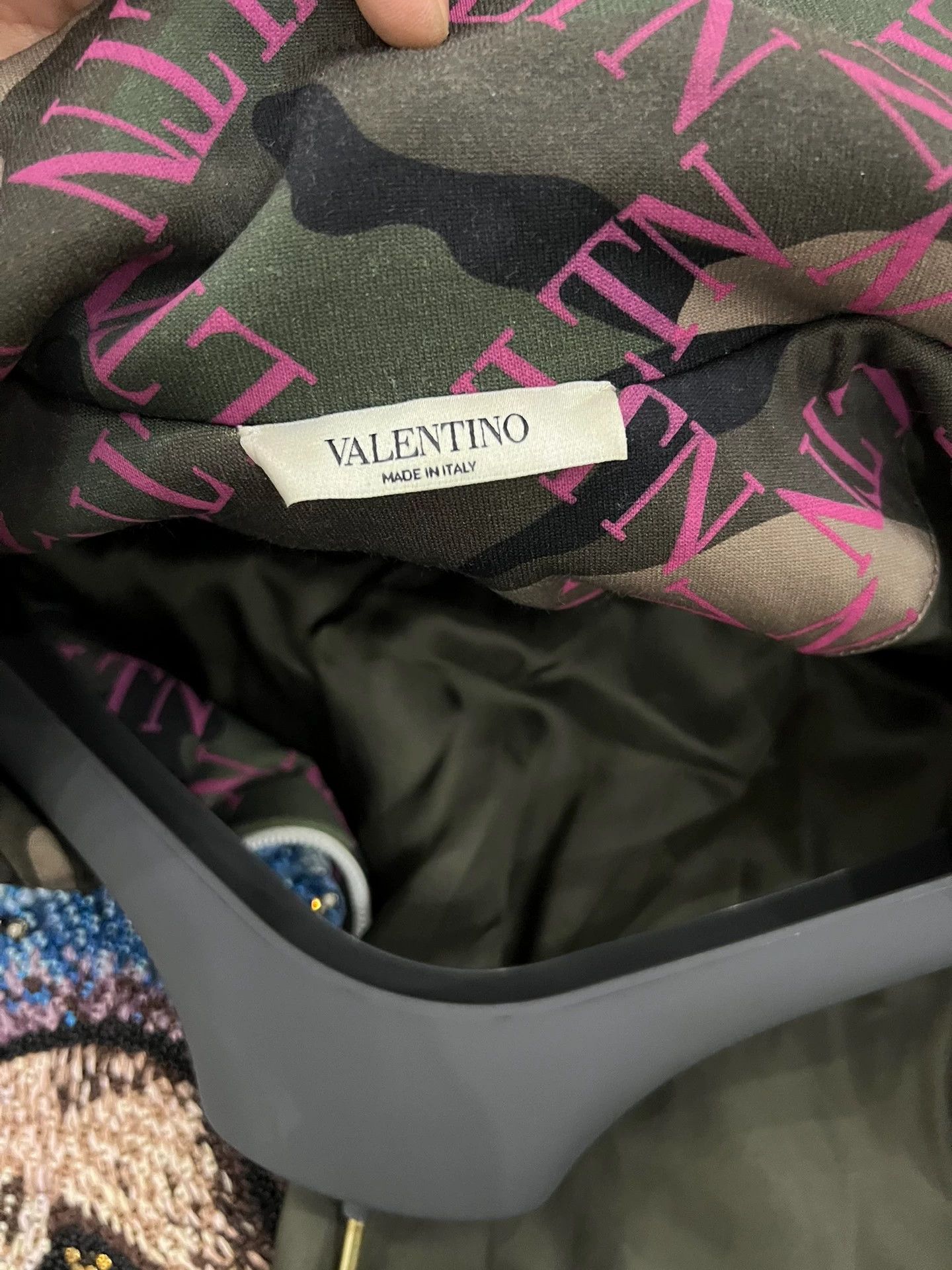 Valentino Valentino OS Full Logo Crystal Embroidered Jacket Size US S / EU 44-46 / 1 - 4 Thumbnail