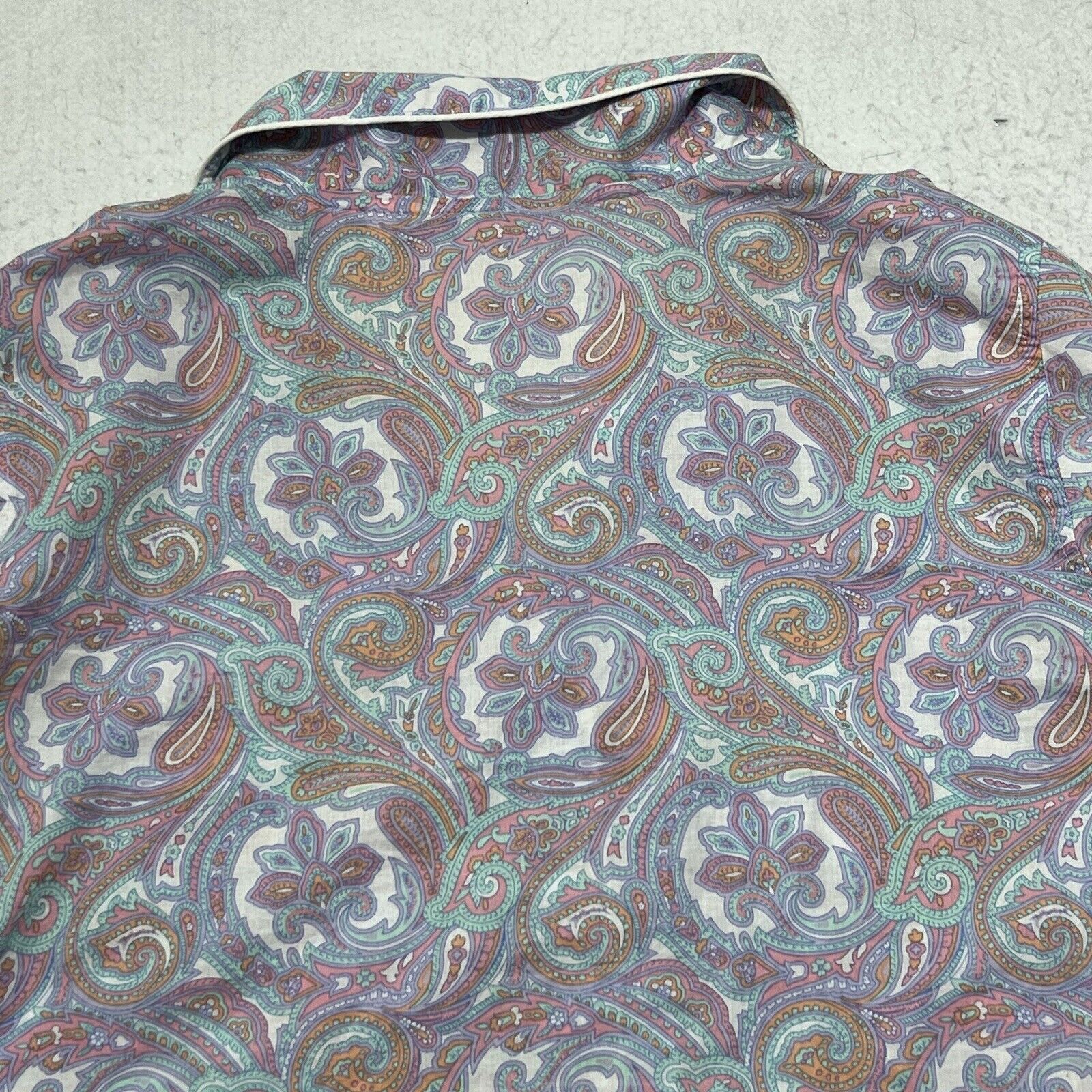 Victoria's Secret Victoria's Secret Paisley Patterned Button Up Sleep Shirt Size ONE SIZE - 11 Thumbnail