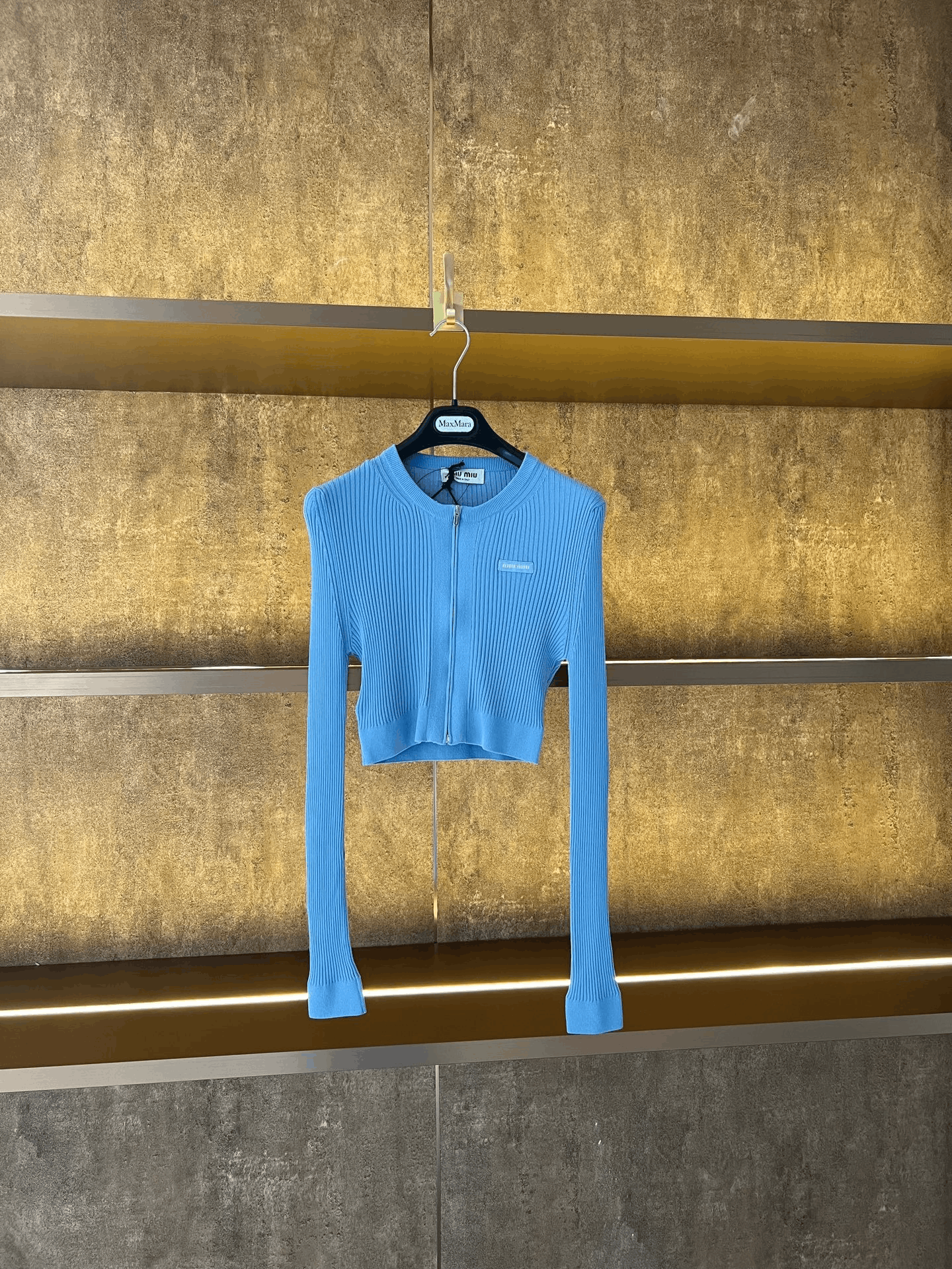 Miu Miu Miumiu Slogan Knit Sweater Size S / US 4 / IT 40 - 1 Thumbnail