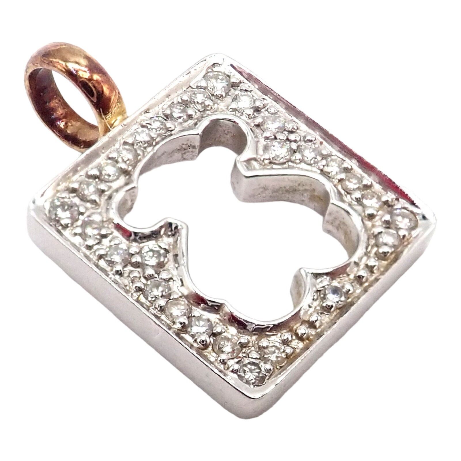 image of Tous 18K Multi Color Gold Teddy Bear Diamond Pendant Charm, Women's