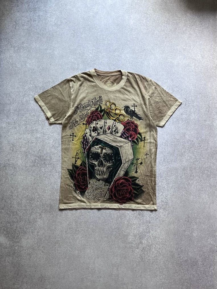 Vintage Vintage Minute Mirth Slull Y2K Boxy T-shirt Y2K L Size US L / EU 52-54 / 3 - 3 Thumbnail
