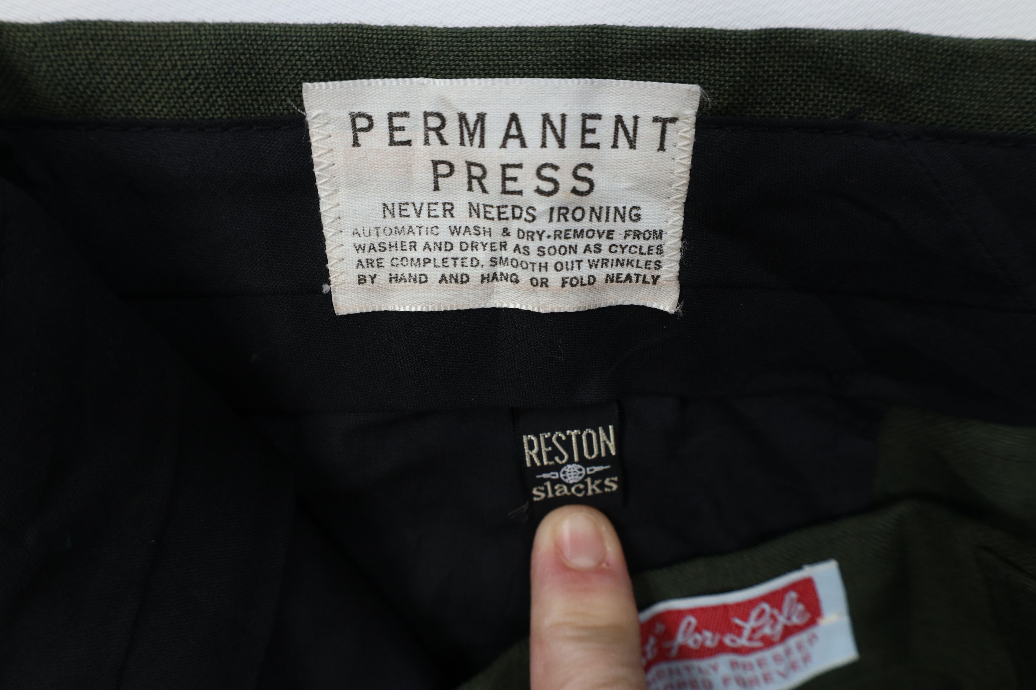 Vintage Deadstock Vintage 50s Streetwear Gabardine Chino Pants USA Size US 36 / EU 52 - 8 Thumbnail