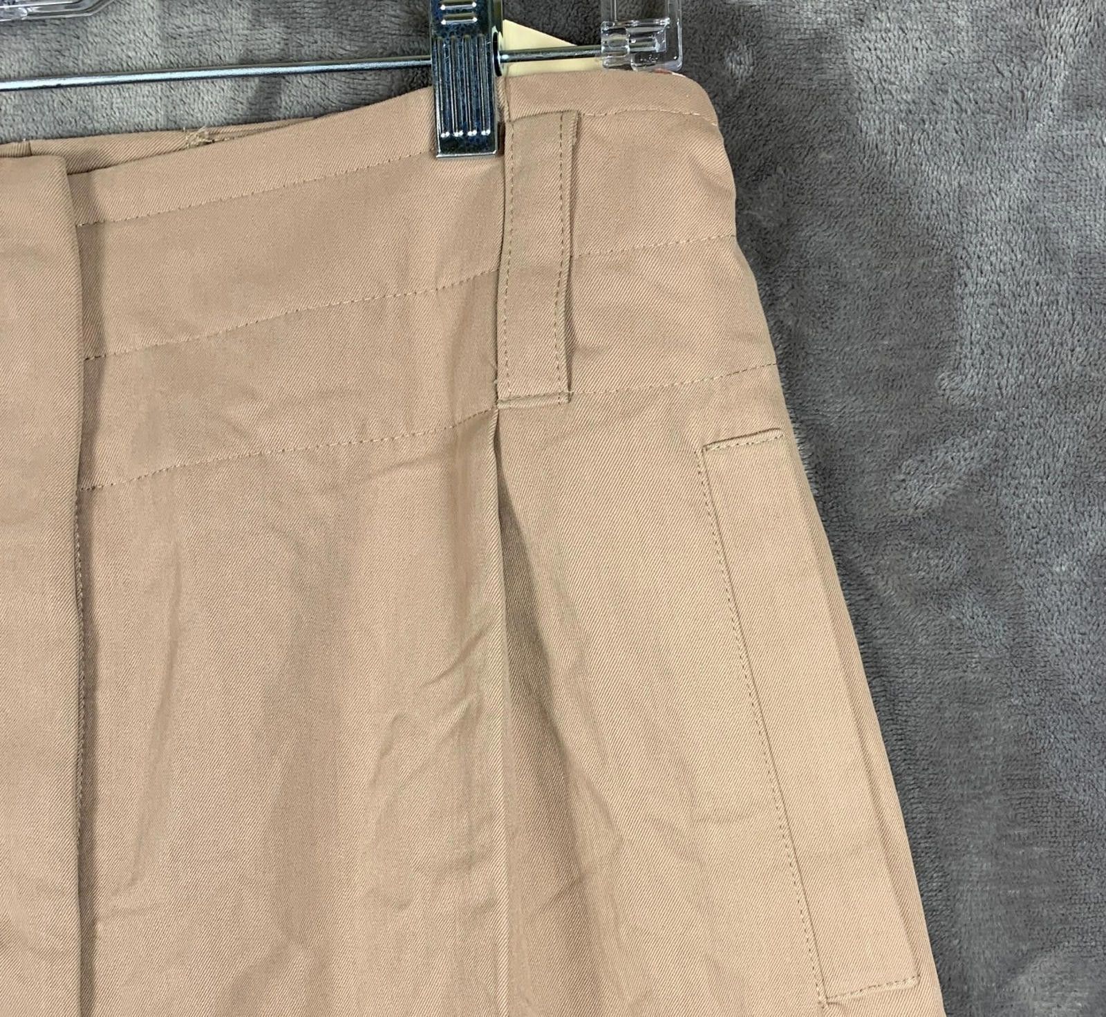 The Unbranded Brand Vintage 80s WOMENS Tan Wide/High Waisted Pants (249) Size 28" / US 6 / IT 42 - 5 Thumbnail