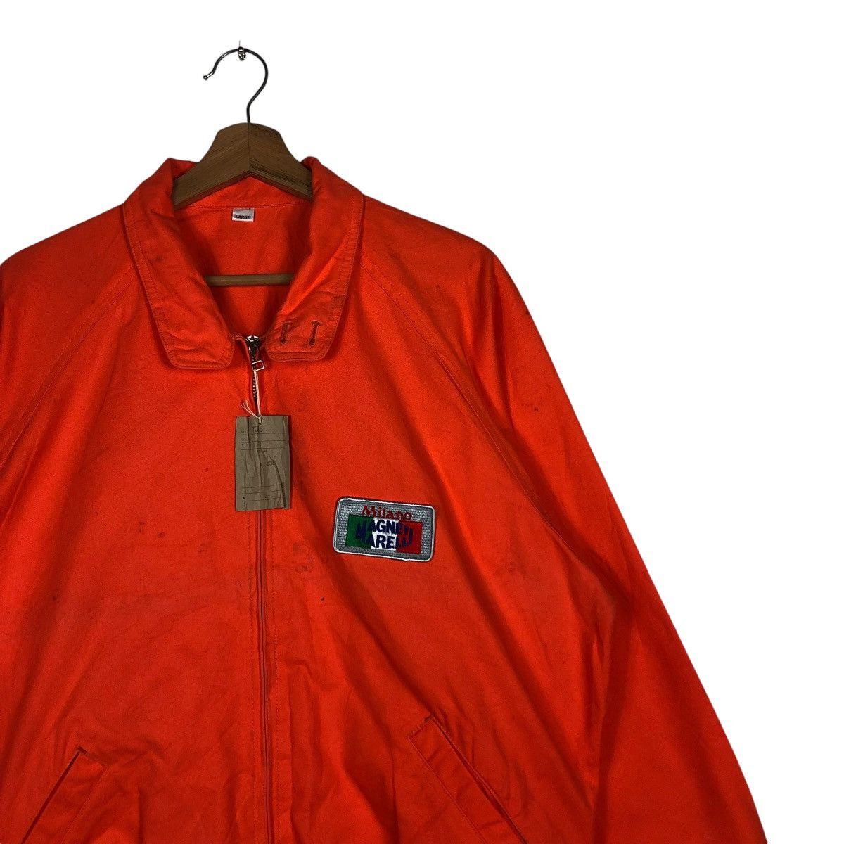 Japanese Brand 🔥VINTAGE BOMBER JACKET MILANO MAGNETI MARELLI BIG LOGO Size US L / EU 52-54 / 3 - 8 Thumbnail
