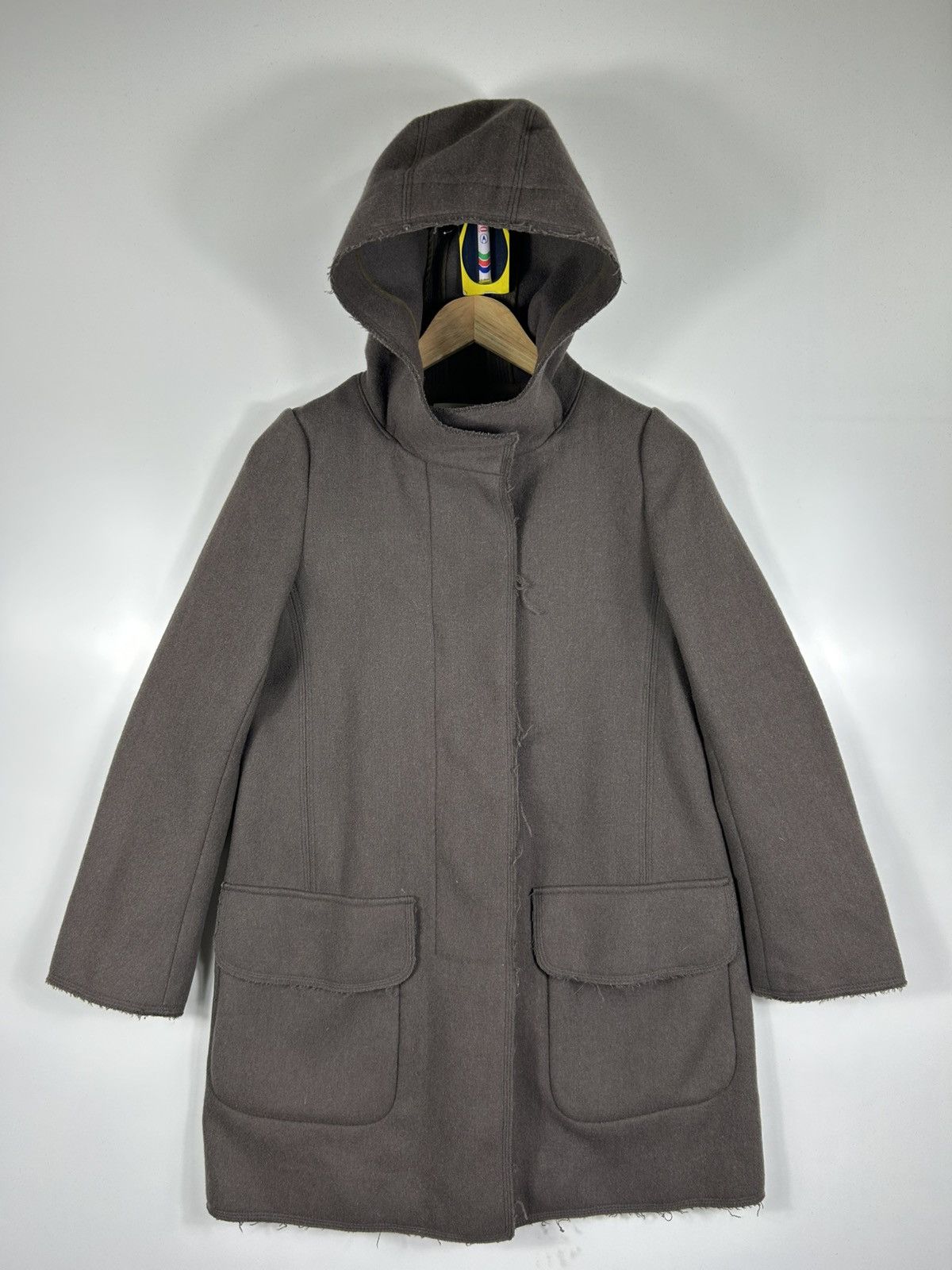 Japanese Brand × Jil Sander × Uniqlo 🔥Jil Sander Uniqlo UK Wool Hooded Button Jacket Size M / US 6-8 / IT 42-44 - 1 Thumbnail