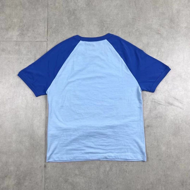 Gucci Gucci23 SS rare blue raglan sleeves red lip print short sle Size US M / EU 48-50 / 2 - 5 Thumbnail