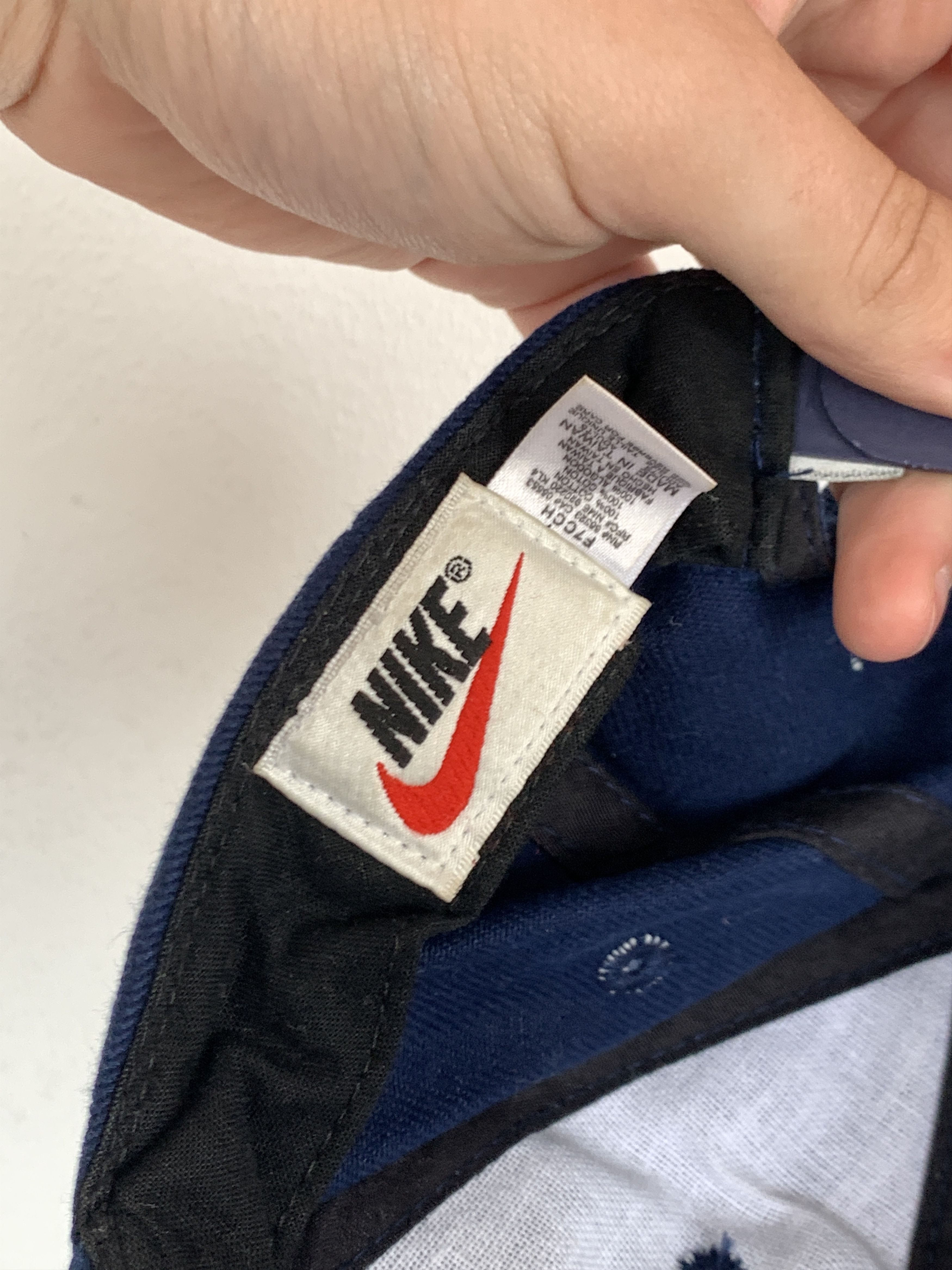 Nike Vintage Nike 90s Small Swoosh Blue Baseball Cap Hat OS Size ONE SIZE - 5 Thumbnail