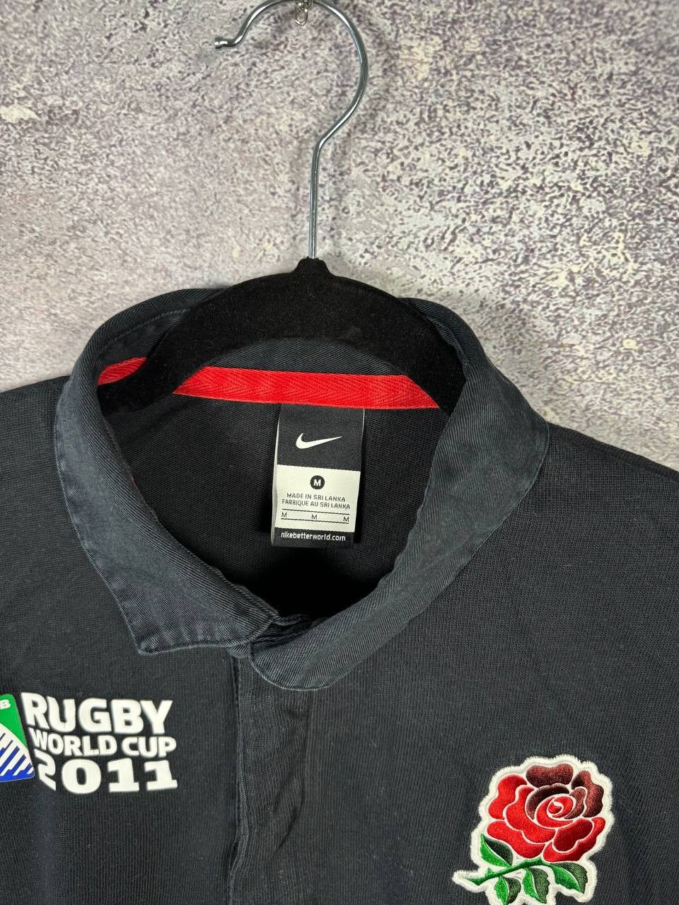 Nike England Nike Rugby World Cup 2011 Jersey Men's Black Small Size US S / EU 44-46 / 1 - 8 Thumbnail