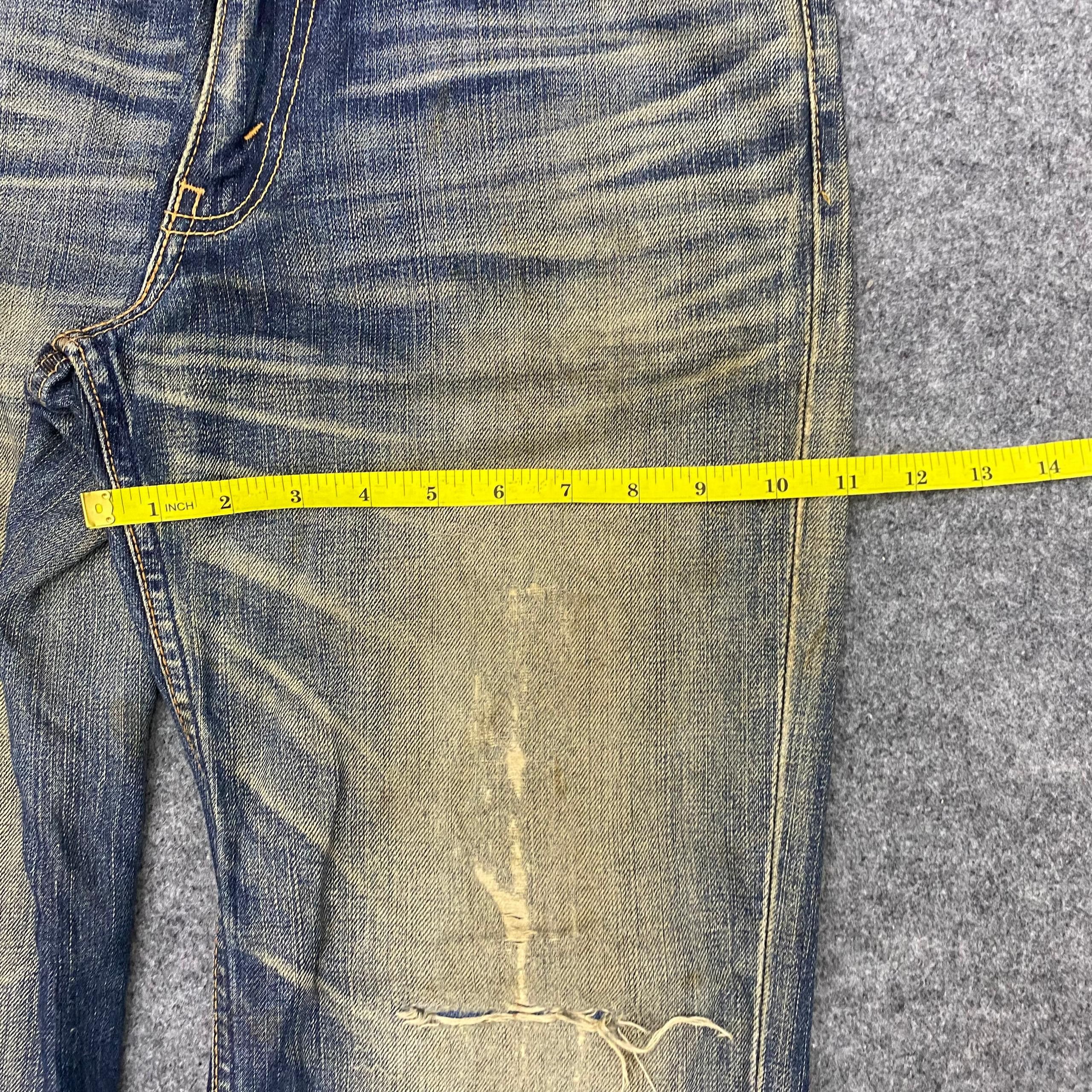 Levi's Vintage Levis 702 Distressed Denim Kurt Cobain Style Size US 30 / EU 46 - 5 Thumbnail