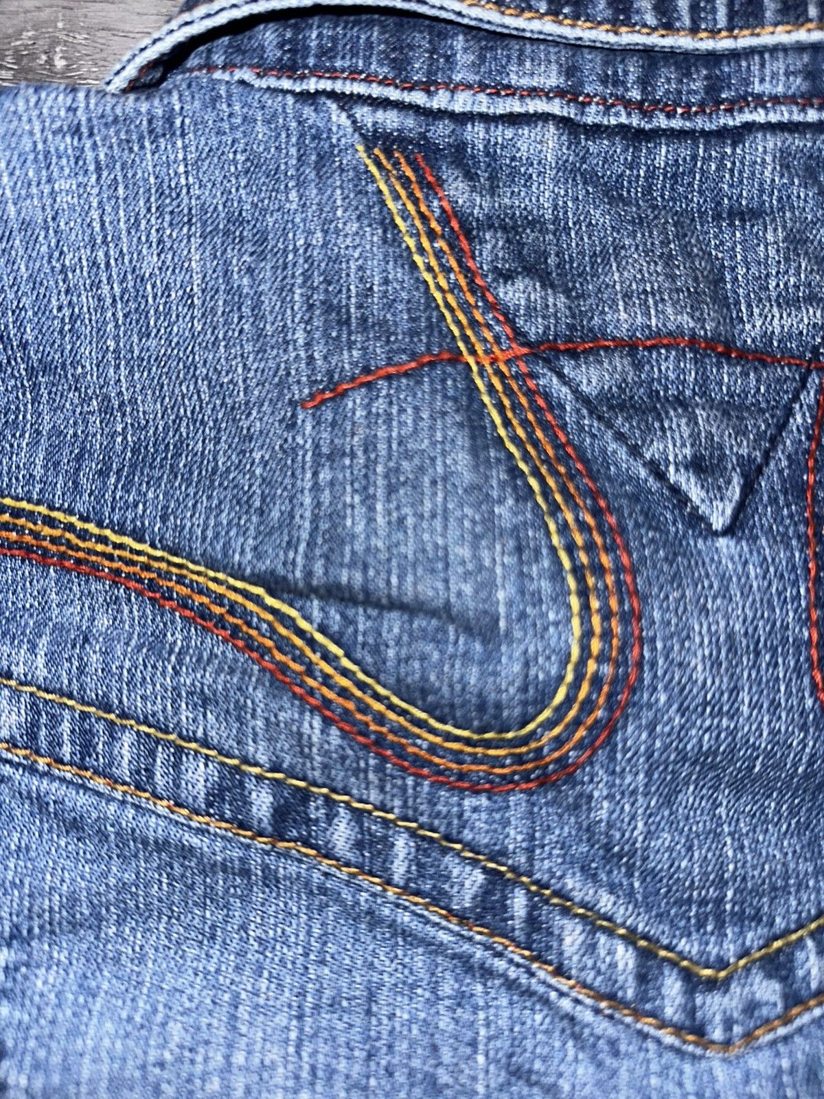 Tommy Hilfiger Denim Jean Jacket Multicolor Stitch by Tommy Hilfiger Size M / US 6-8 / IT 42-44 - 4 Thumbnail