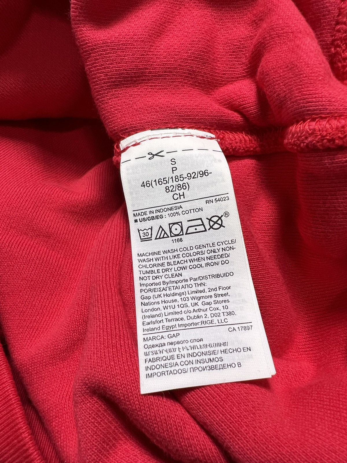 Yeezy Yeezy Gap Hoodie Red Size US S / EU 44-46 / 1 - 4 Thumbnail