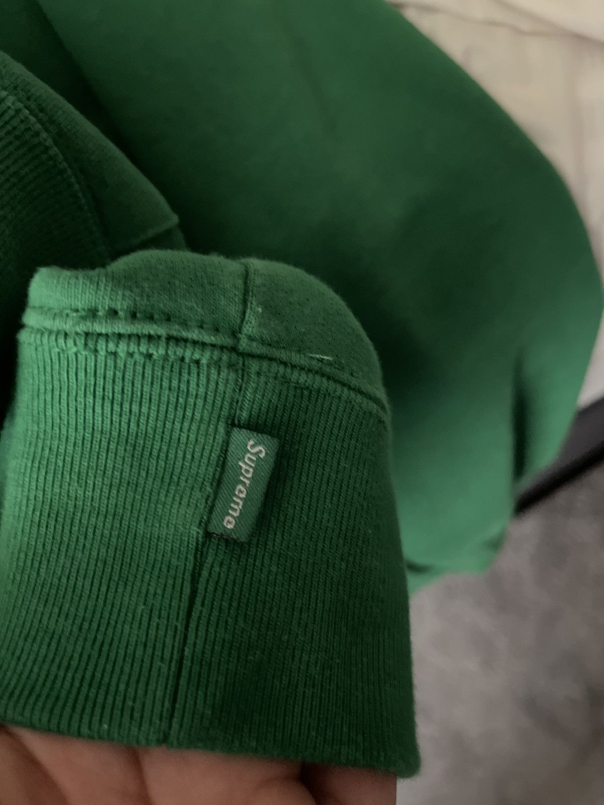 Supreme Supreme Collegiate Patchwork Hoodie - Green Size US M / EU 48-50 / 2 - 5 Thumbnail